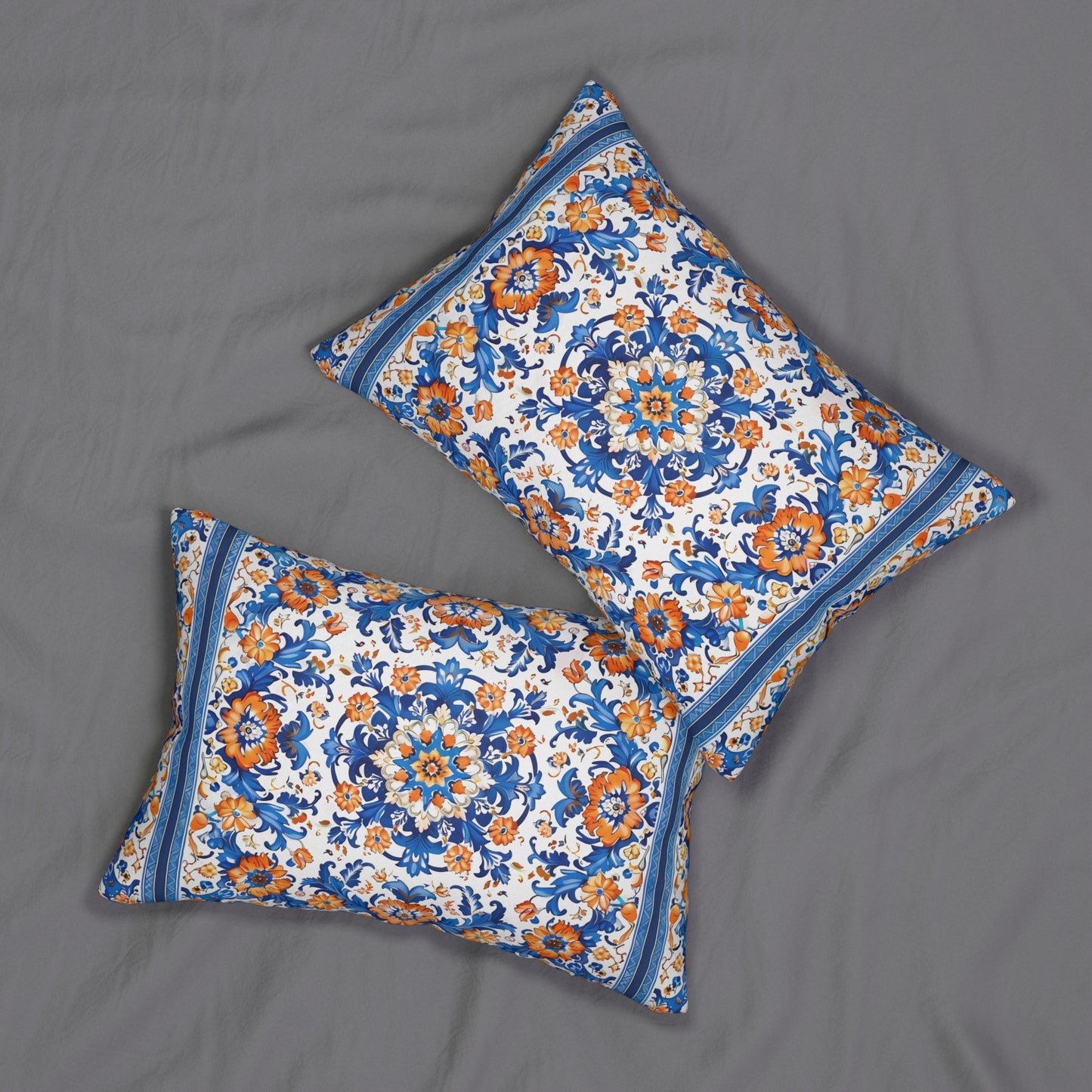 Sierra Blossom Lumbar Pillow - Spun Polyester - Double-Sided Print - Concealed Zipper - 20" x 14"