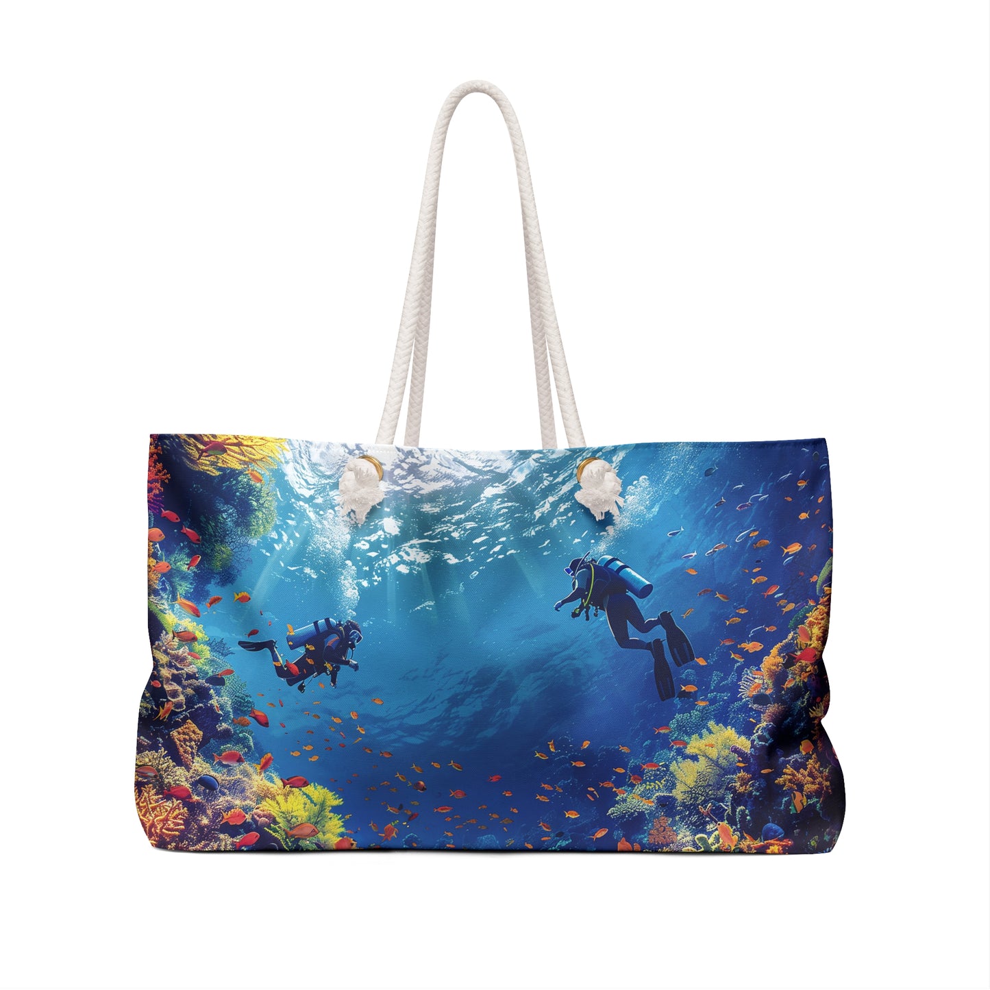 Cozumel Scuba Wonderland Weekender Bag - Dive into Adventure - Where Crystal Waters and Coral Reefs Meet!