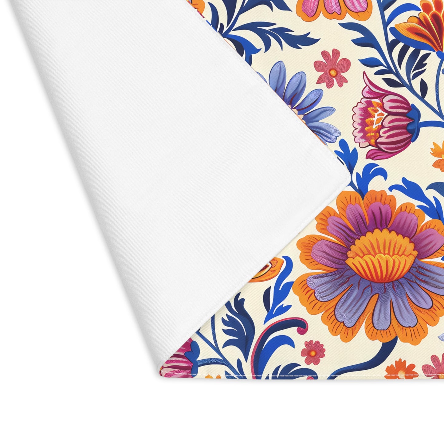 Regal Blossom Placemat - Bring Victorian Floral Elegance to Your Table! Cotton Twill - 18" x 14"