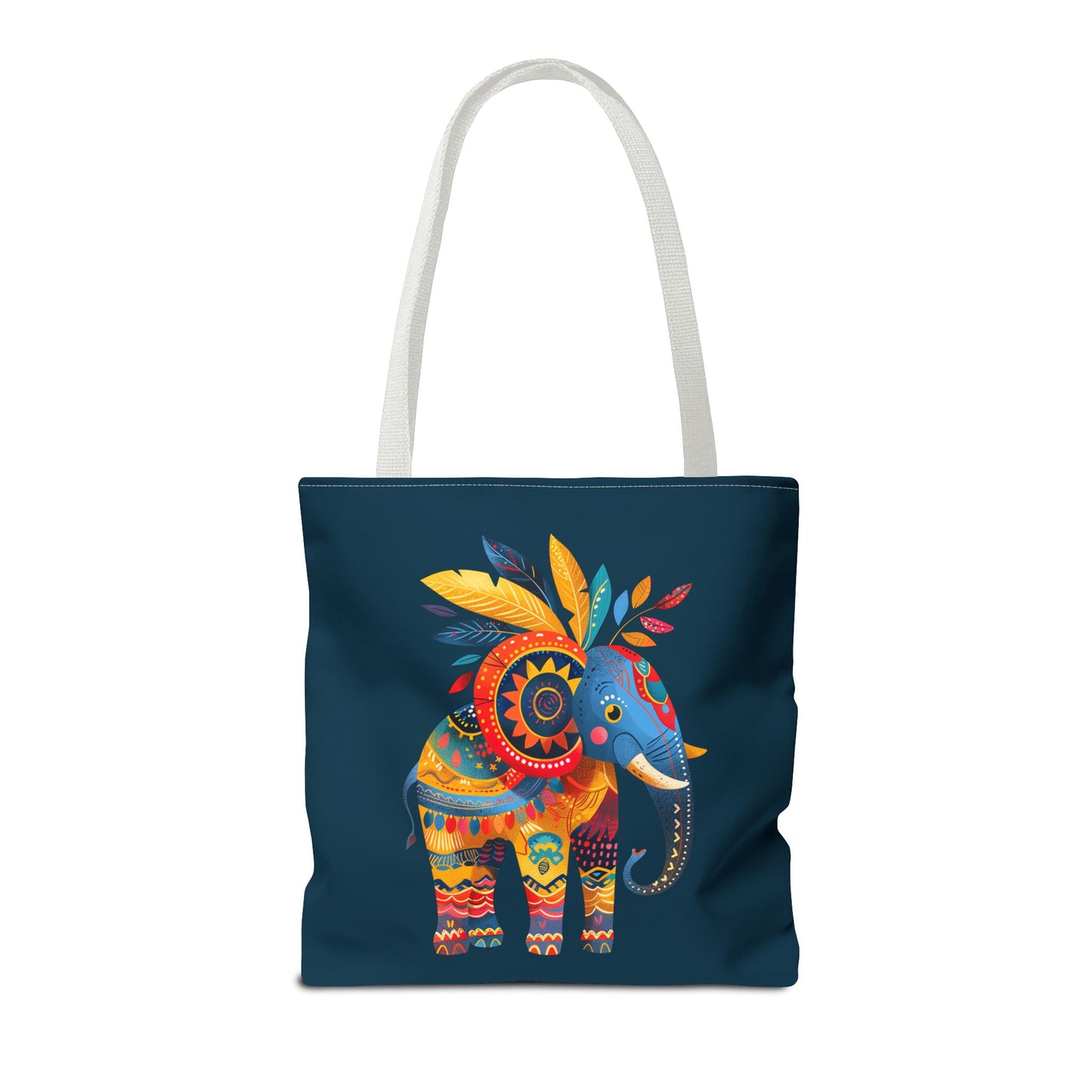Ethnic Elephant Tote Bag - Carry the Spirit of the African Savanna with the Ethnic Elephant Tote! Available in 3 sizes.
