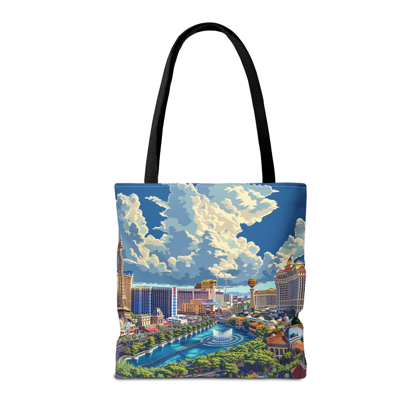 Viva Daytime Las Vegas Tote Bag - Bring the Vegas Vibe to Wherever You Roam! Available in 3 sizes.