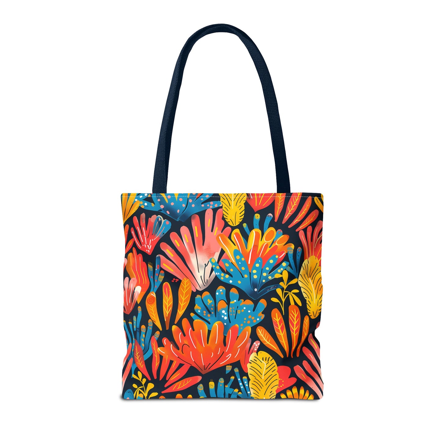 Coral Plume Tote Bag - Carry a Splash of Whimsy with Coral Plume! Available in 3 sizes.