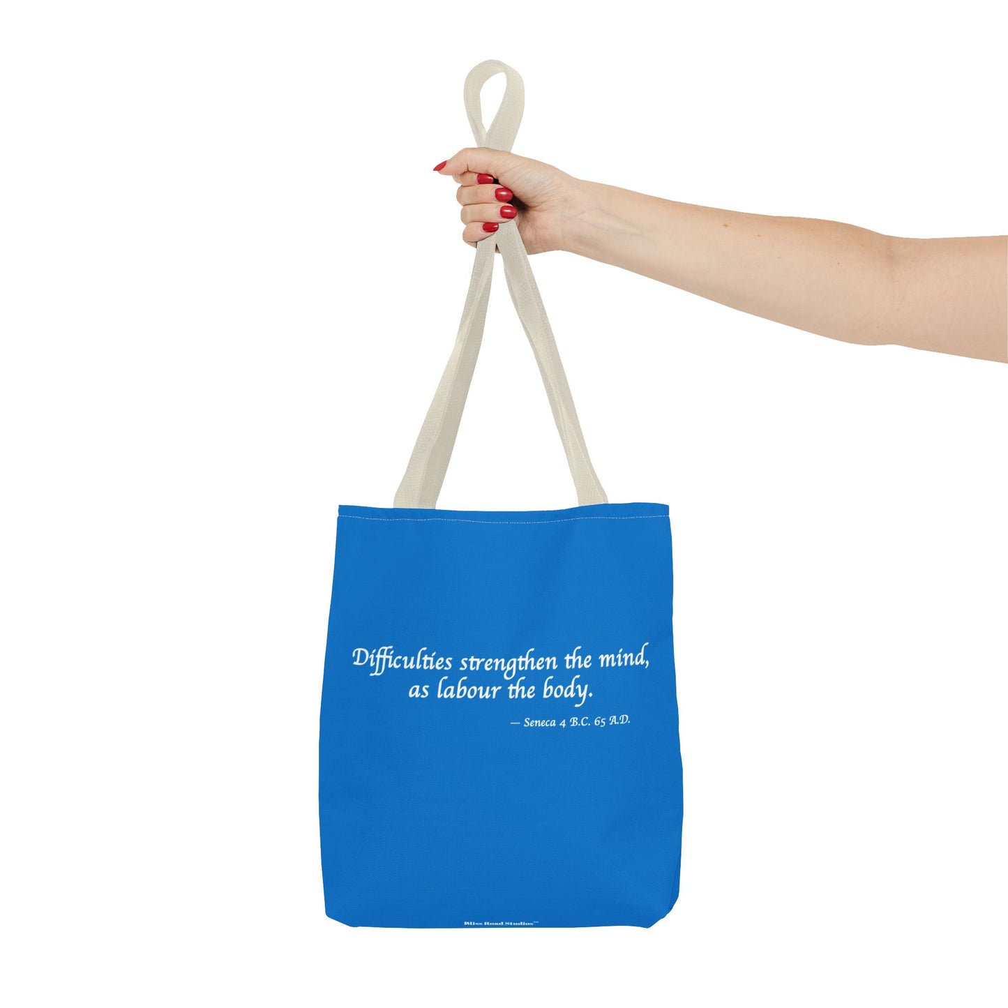 Strength Through Challenges Tote Bag - Carry Wisdom - Embrace Strength! Available in 3 sizes.