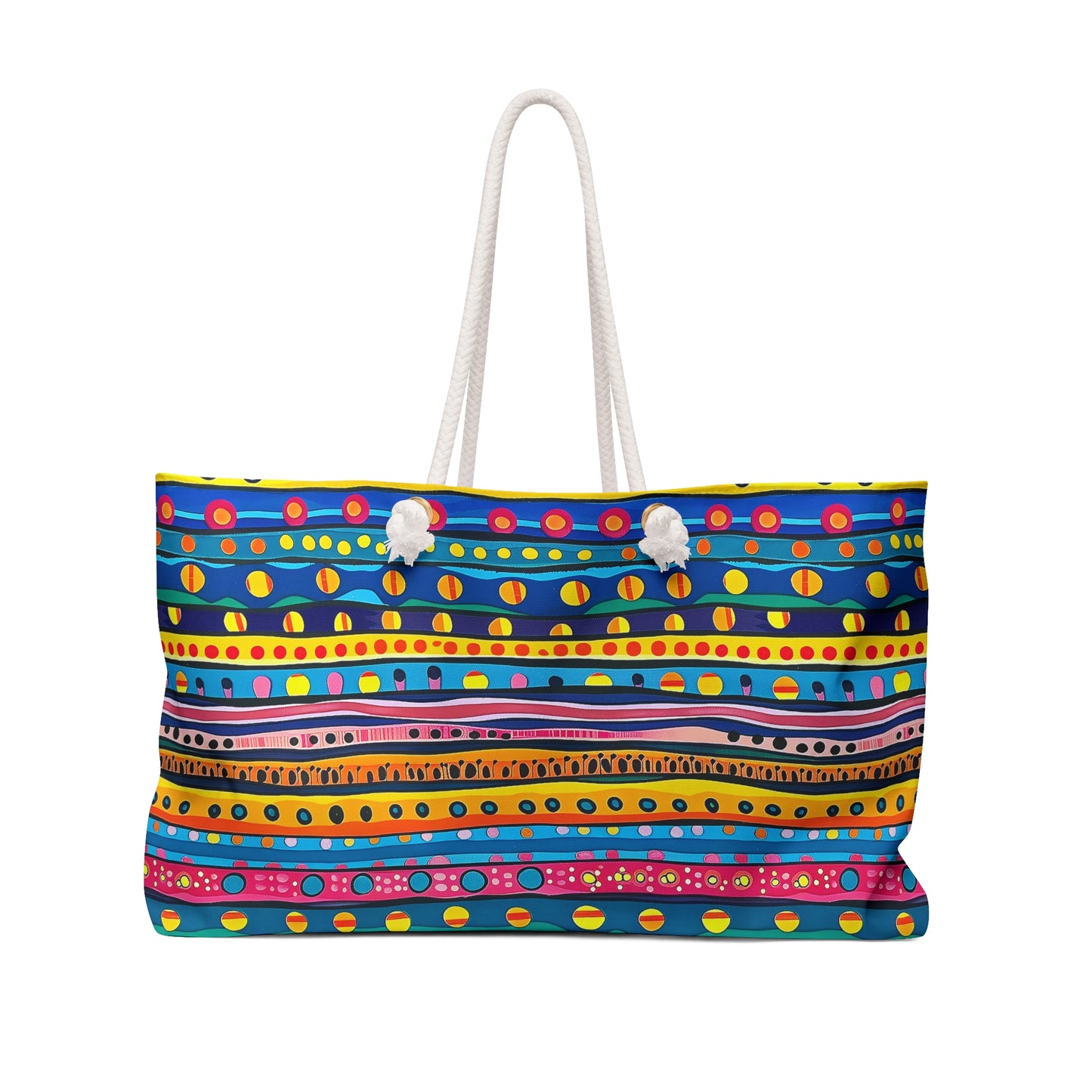 Pop Dot Parade Weekender Bag - March to Your Own Beat - Where Every Trip Pops with Style!