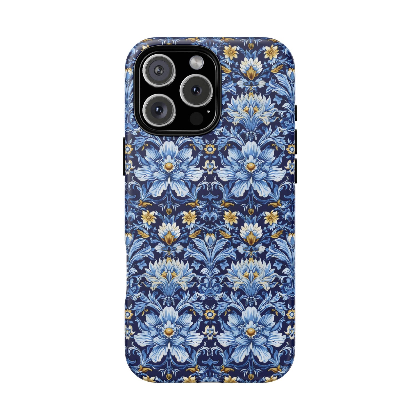 British Heritage Floral Tough Phone Case for Apple iPhone, Samsung Galaxy, and Google Pixel.