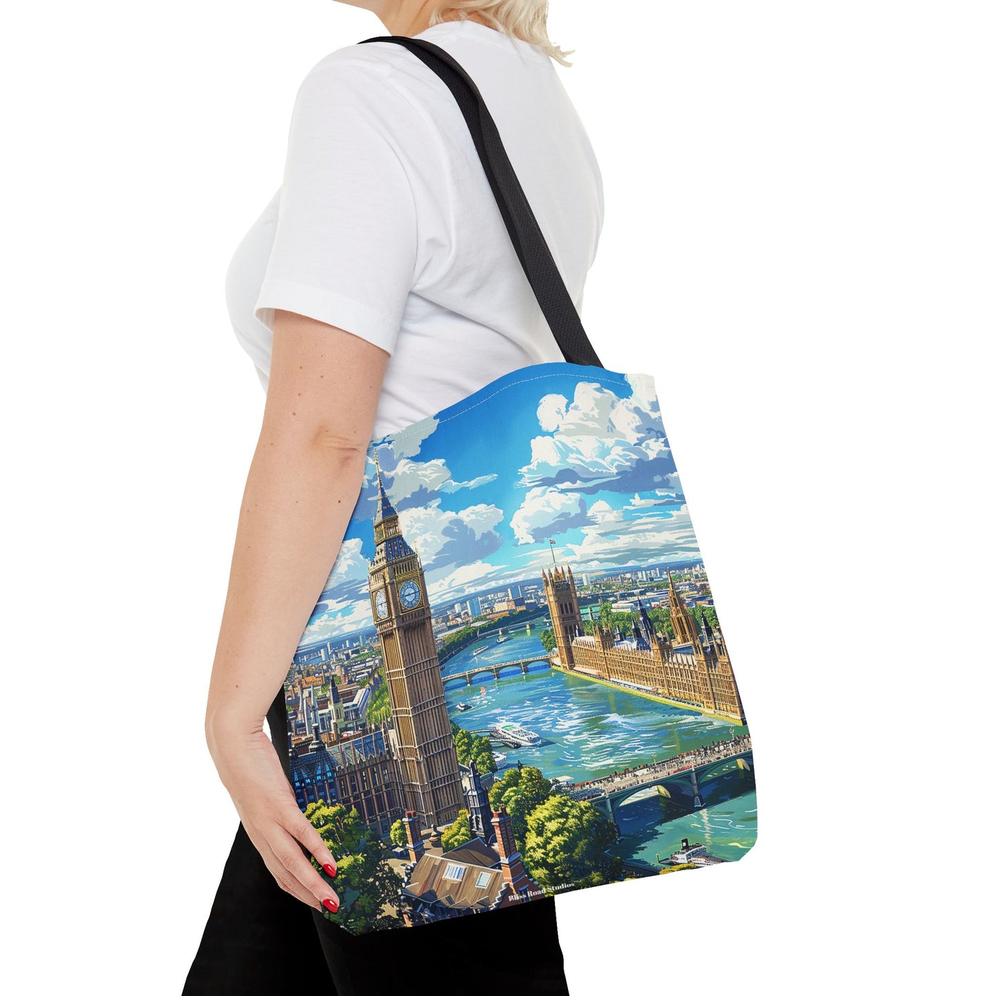 Big Ben River View Tote Bag - Carry the Timeless Charm of London's Iconic Skyline! Available in 3 sizes.