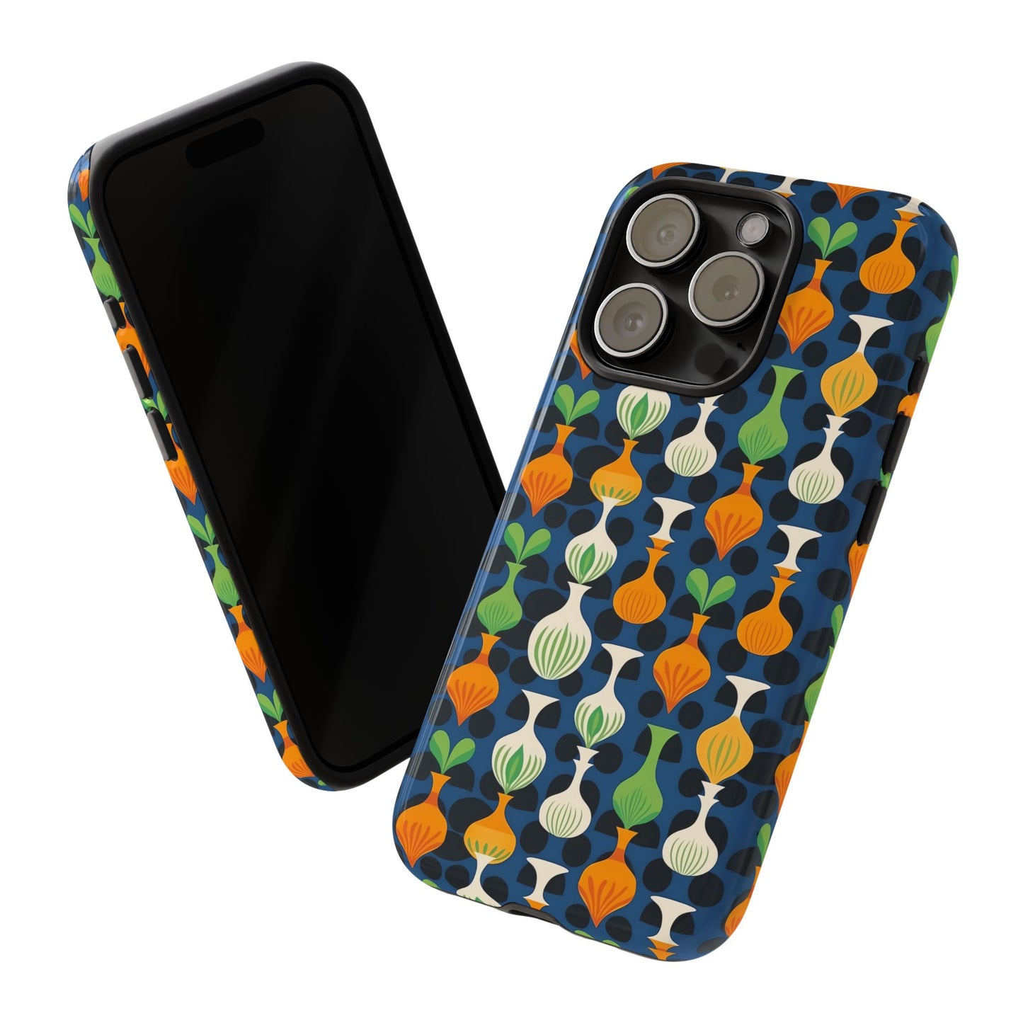 Mod Floating Vases Tough Phone Case for Apple iPhone, Samsung Galaxy, and Google Pixel.