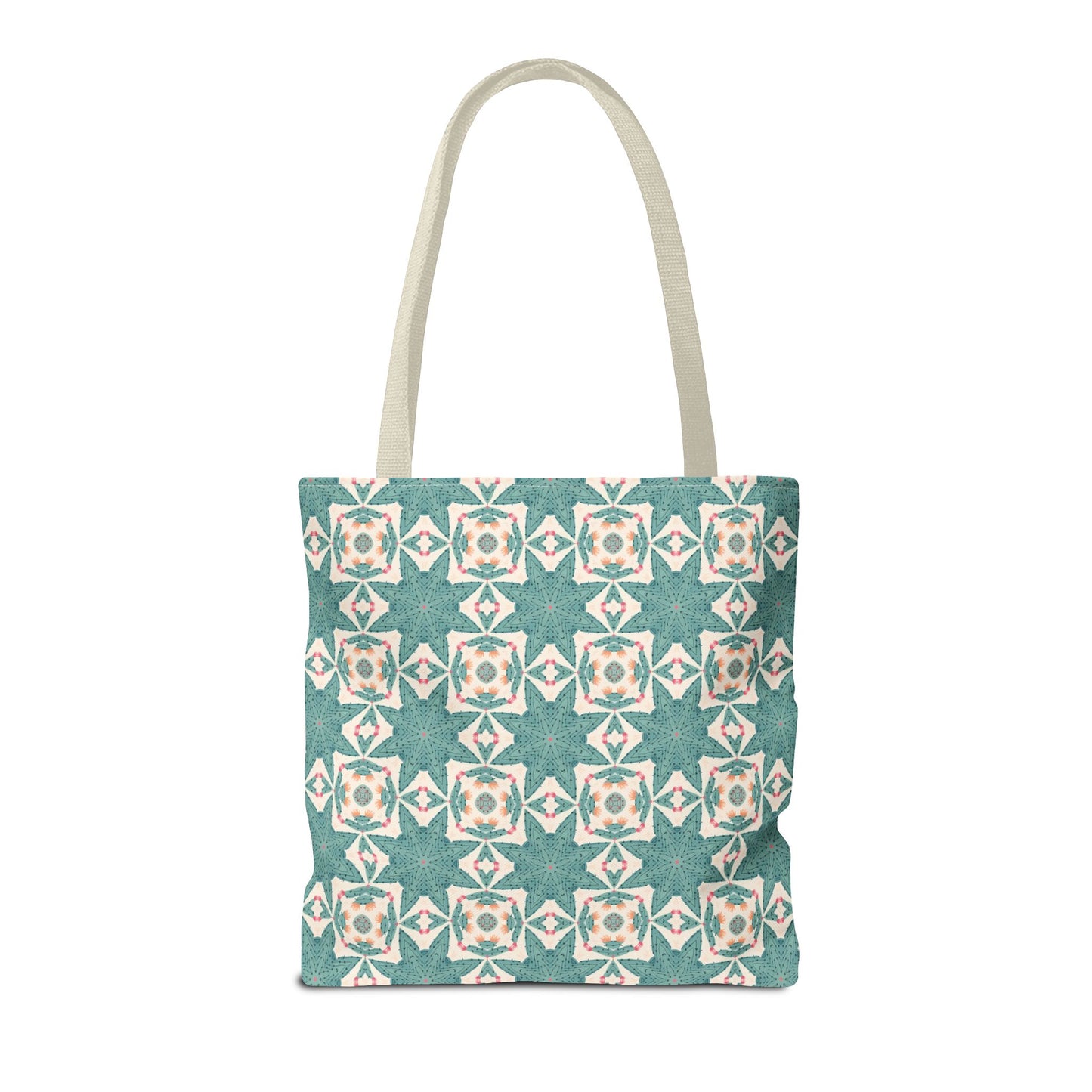 Desert Cactus Star Tile Tote Bag - Carry Southwest Charm Wherever You Go! Available in 3 sizes.