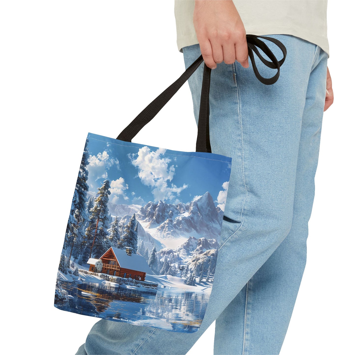 Winter Wonderland Retreat Tote Bag - Embrace Winter's Serenity with this Tote! - Available in 3 sizes.