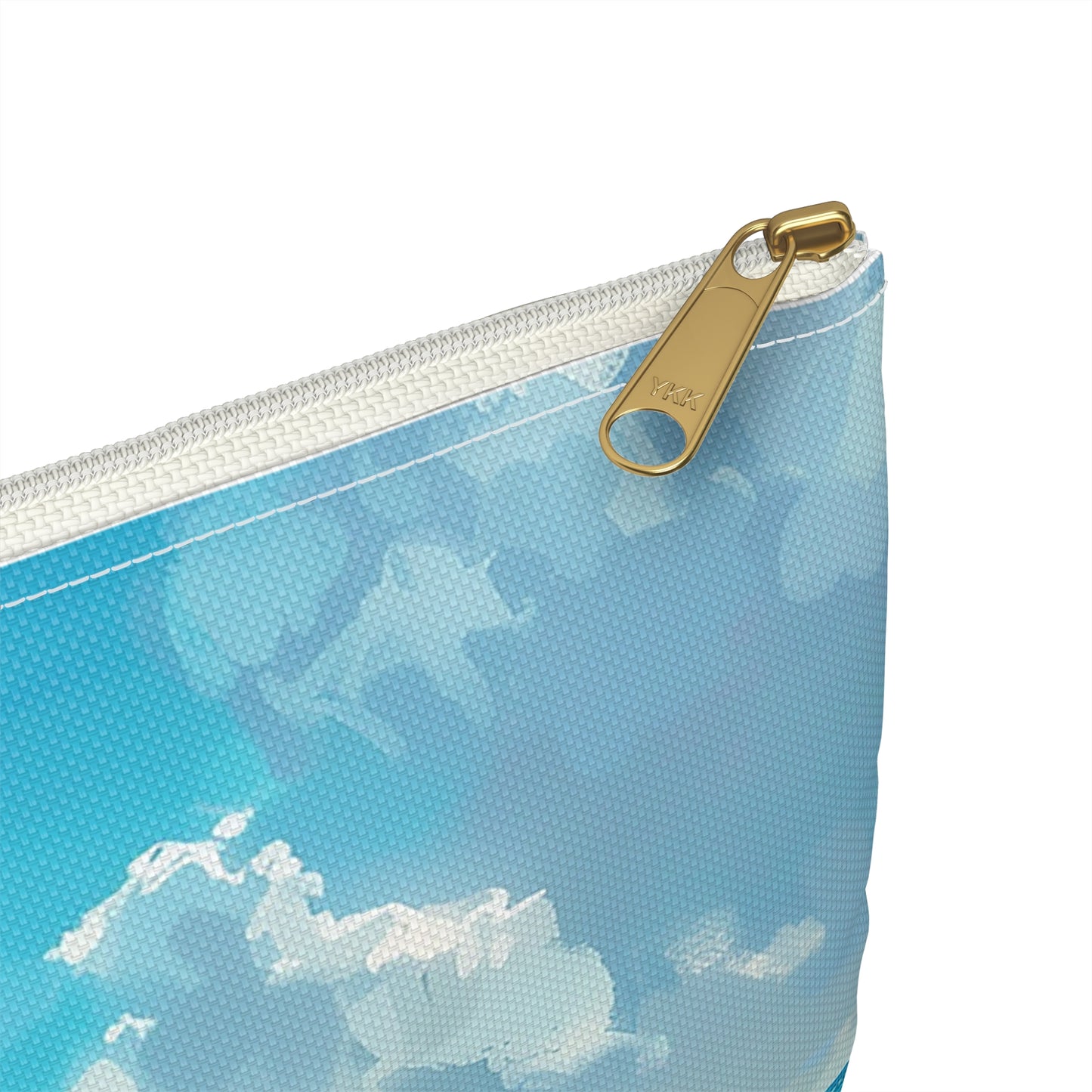 Beachside Dinner Delight Accessory Pouch - Savor a Beachside Dinner for Two Wherever You Go! (Oh Waiter!) Available in 2 sizes.