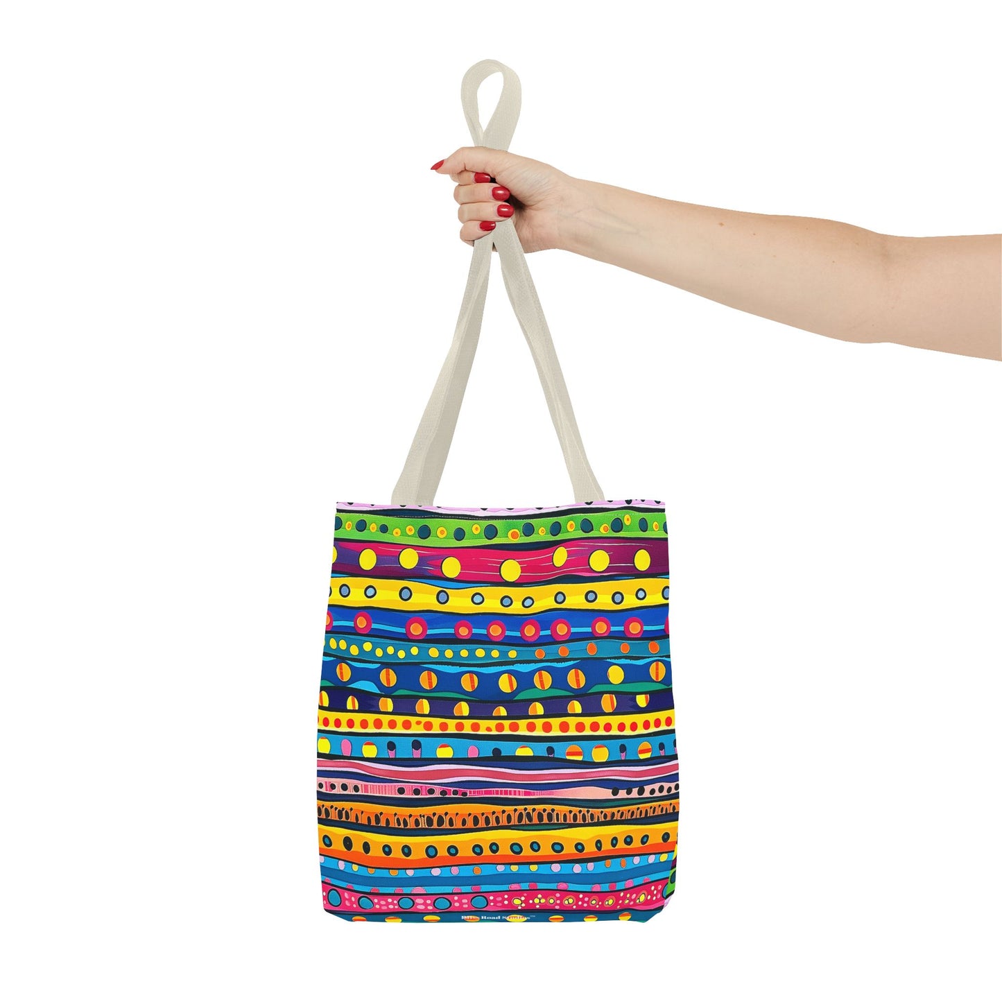 Pop Dot Parade Tote Bag - Make Every Day a Colorful Celebration! Available in 3 sizes.