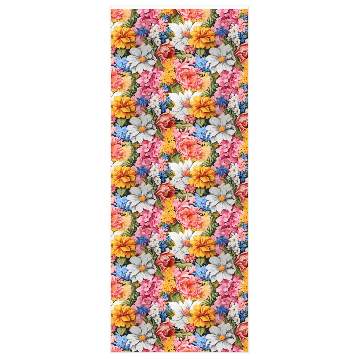 Chic Floral Wrapping Paper - Elegance Meets Tradition in 19th-Century-Inspired Floral Design. Available in 2 sizes.