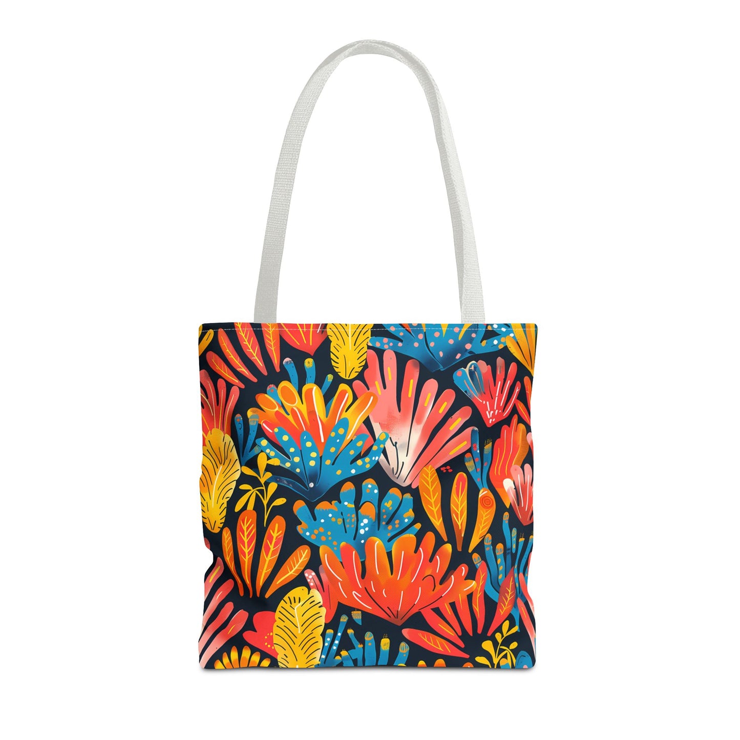 Coral Plume Tote Bag - Carry a Splash of Whimsy with Coral Plume! Available in 3 sizes.
