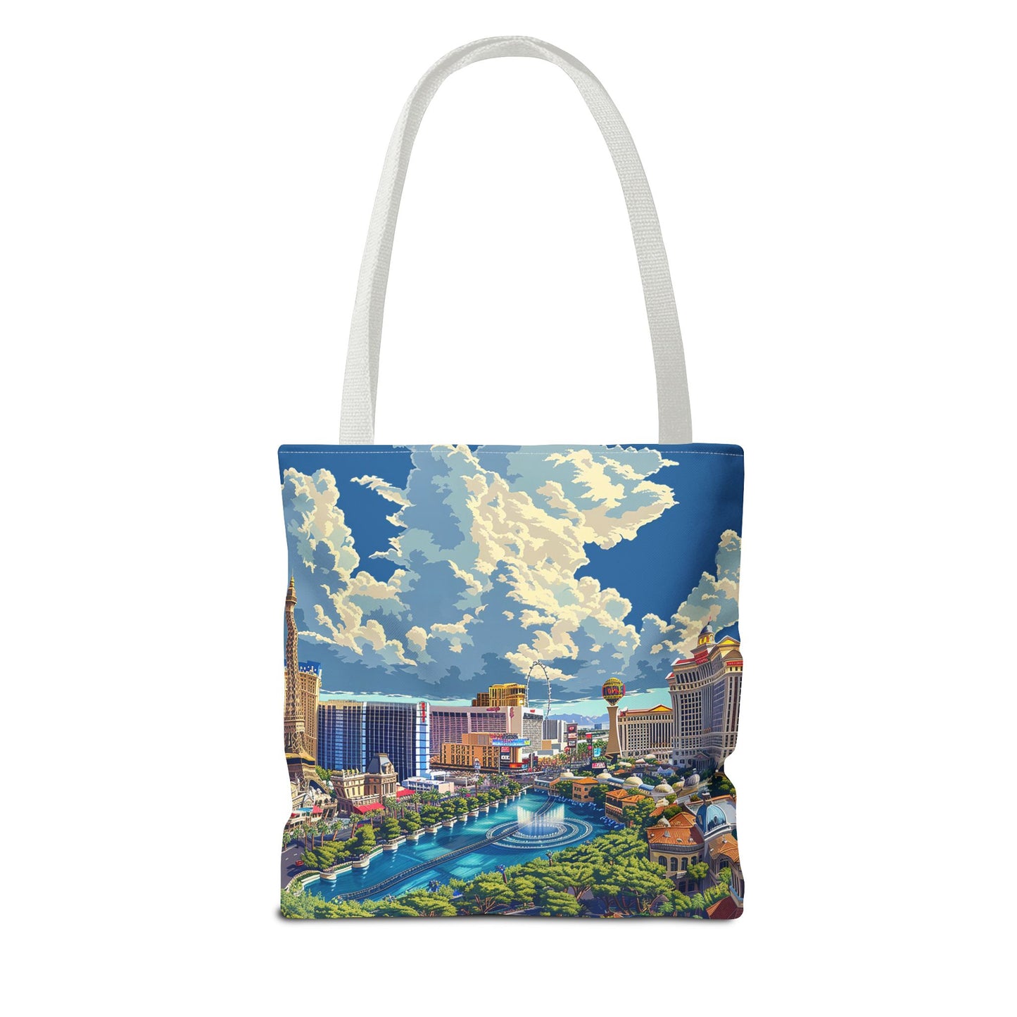 Viva Daytime Las Vegas Tote Bag - Bring the Vegas Vibe to Wherever You Roam! Available in 3 sizes.
