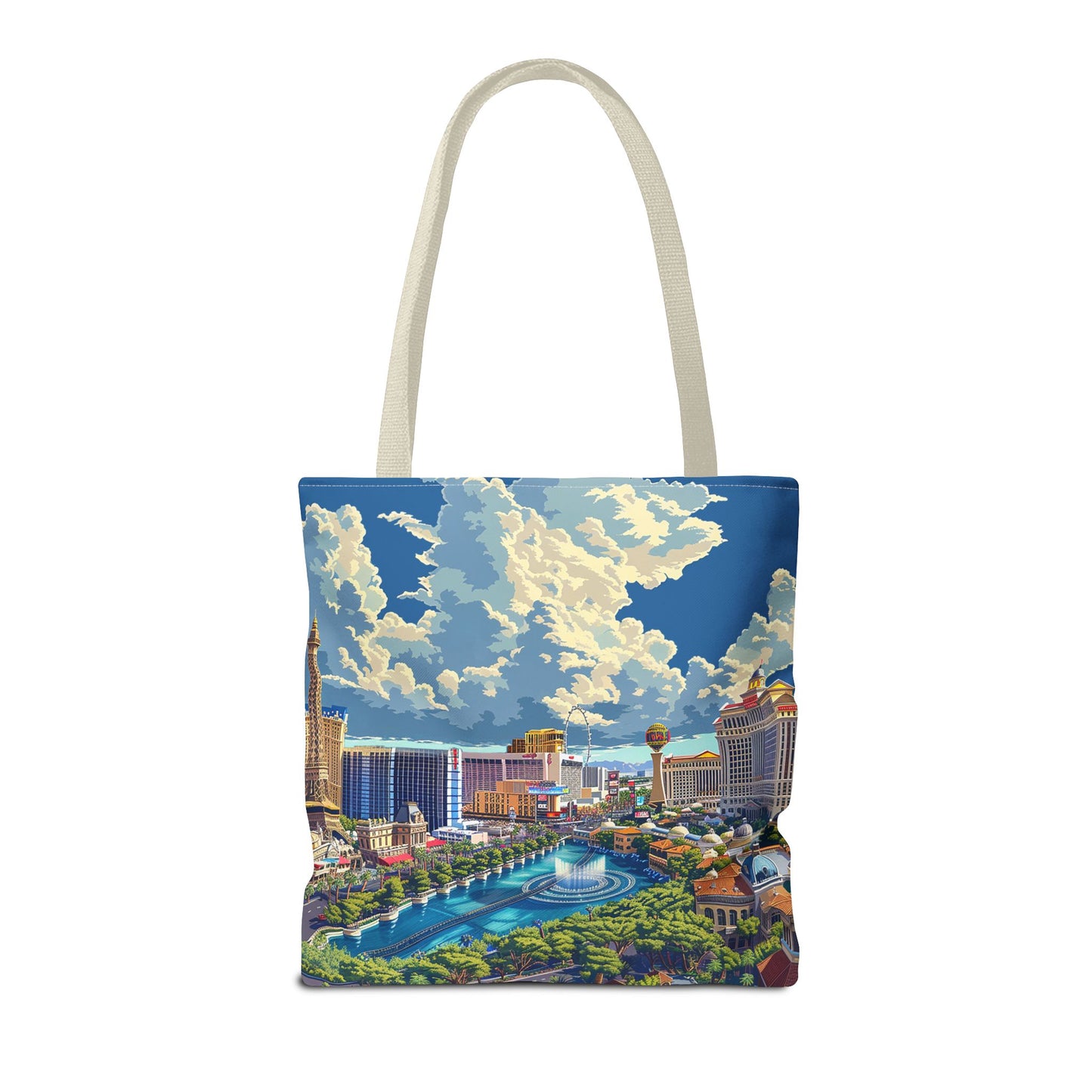 Viva Daytime Las Vegas Tote Bag - Bring the Vegas Vibe to Wherever You Roam! Available in 3 sizes.