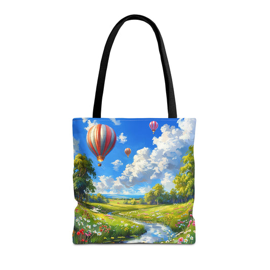 Spring Meadow Soar Tote Bag - Soar into Spring with Style and Adventure! Available in 3 sizes.