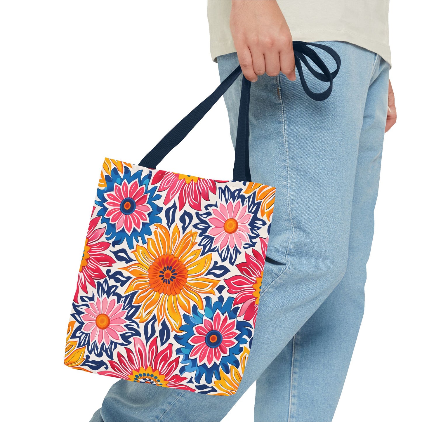 Sunsplash Petals Tote Bag - Radiate Sunshine and Style Wherever You Go! Available in 3 sizes.