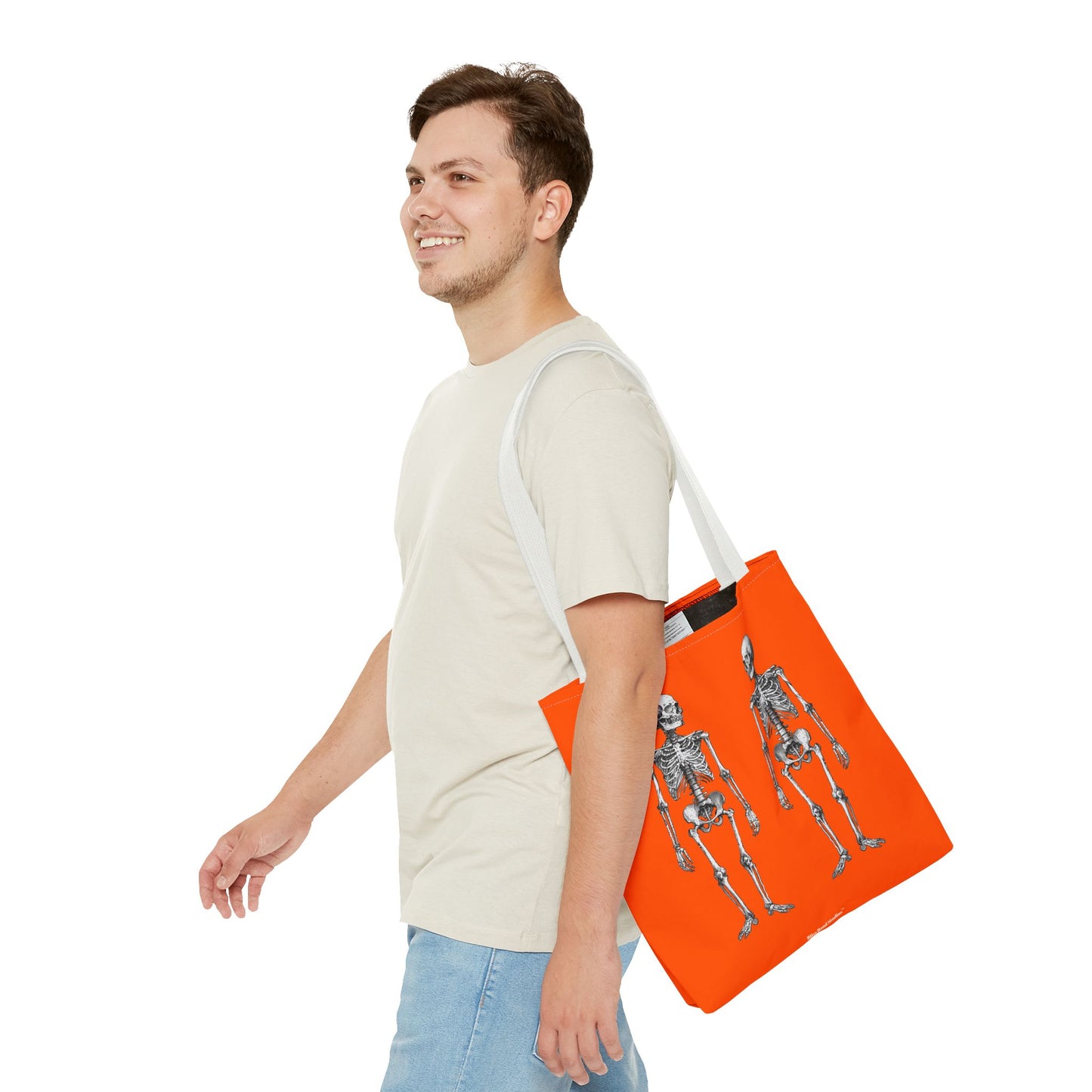 Boo Buddies! Halloween Tote Bag - Carry Some Spooky Style with Your Bony Buddies! Available in 3 sizes.