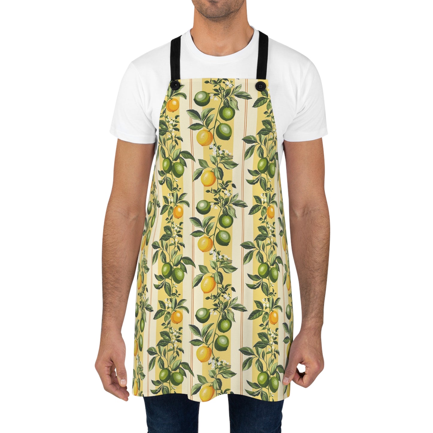 Lemony Lime Adult Apron - Add a Zesty Burst of Citrus Color to Your Cooking!