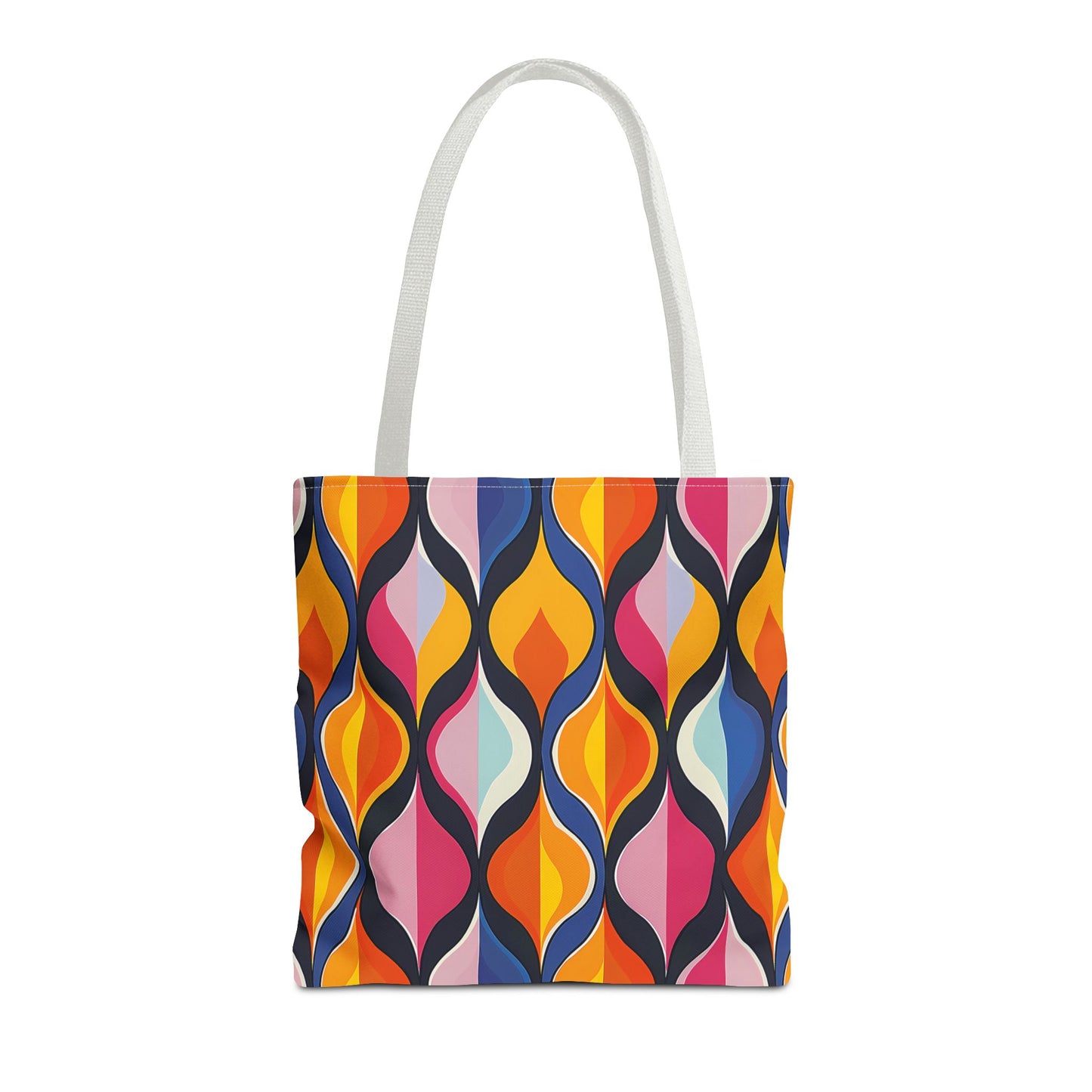 Lattice Dreams Tote Bag - Bring Retro Vibes to Life with Every Step! Available in 3 sizes.lable in 3 sizes.