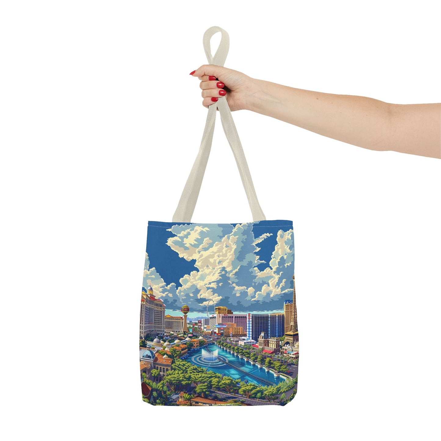 Viva Daytime Las Vegas Tote Bag - Bring the Vegas Vibe to Wherever You Roam! Available in 3 sizes.