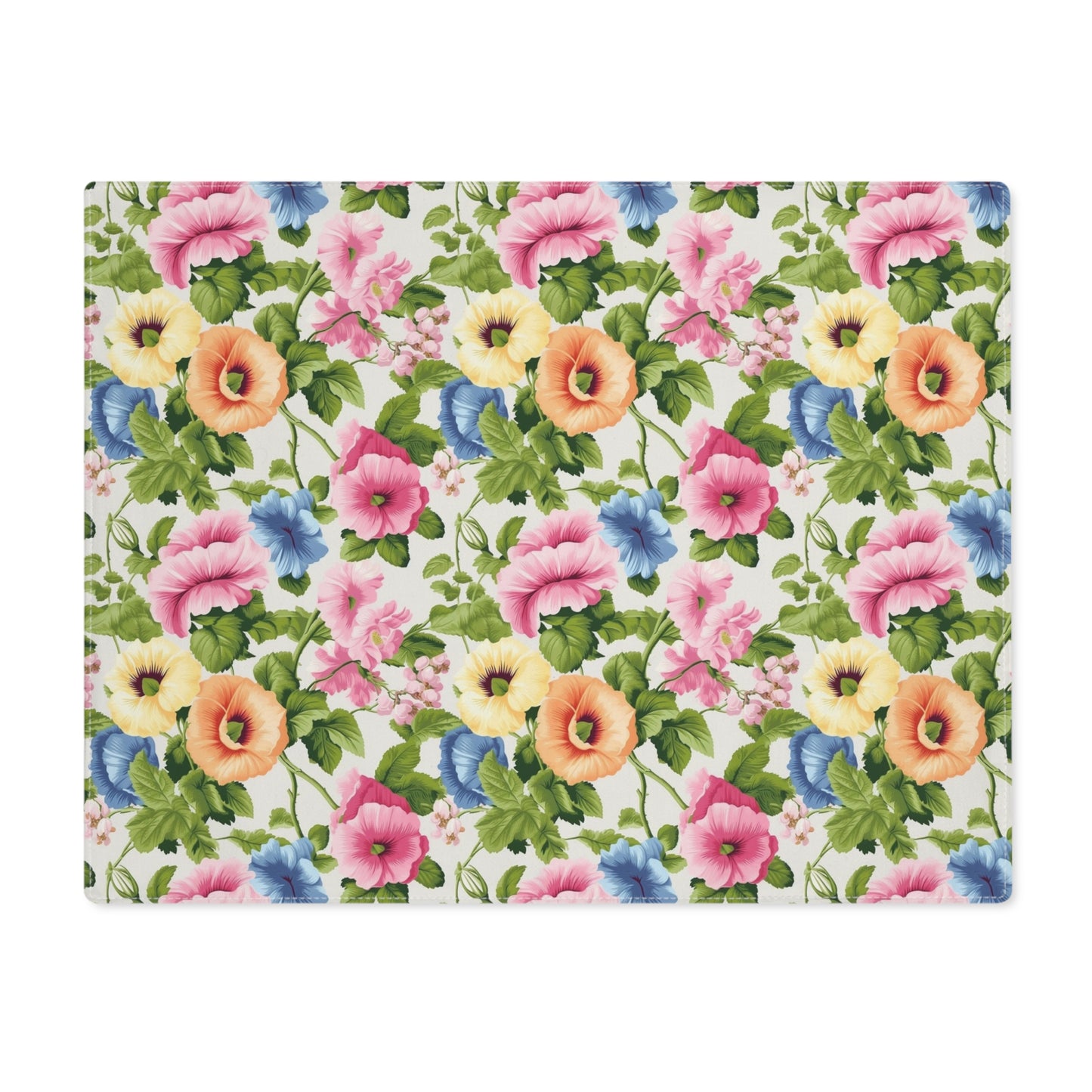 Pastel Garden Elegance Placemat - Embrace Feminine grace with Pastel Garden Elegance! Cotton Twill - 18" x 14"