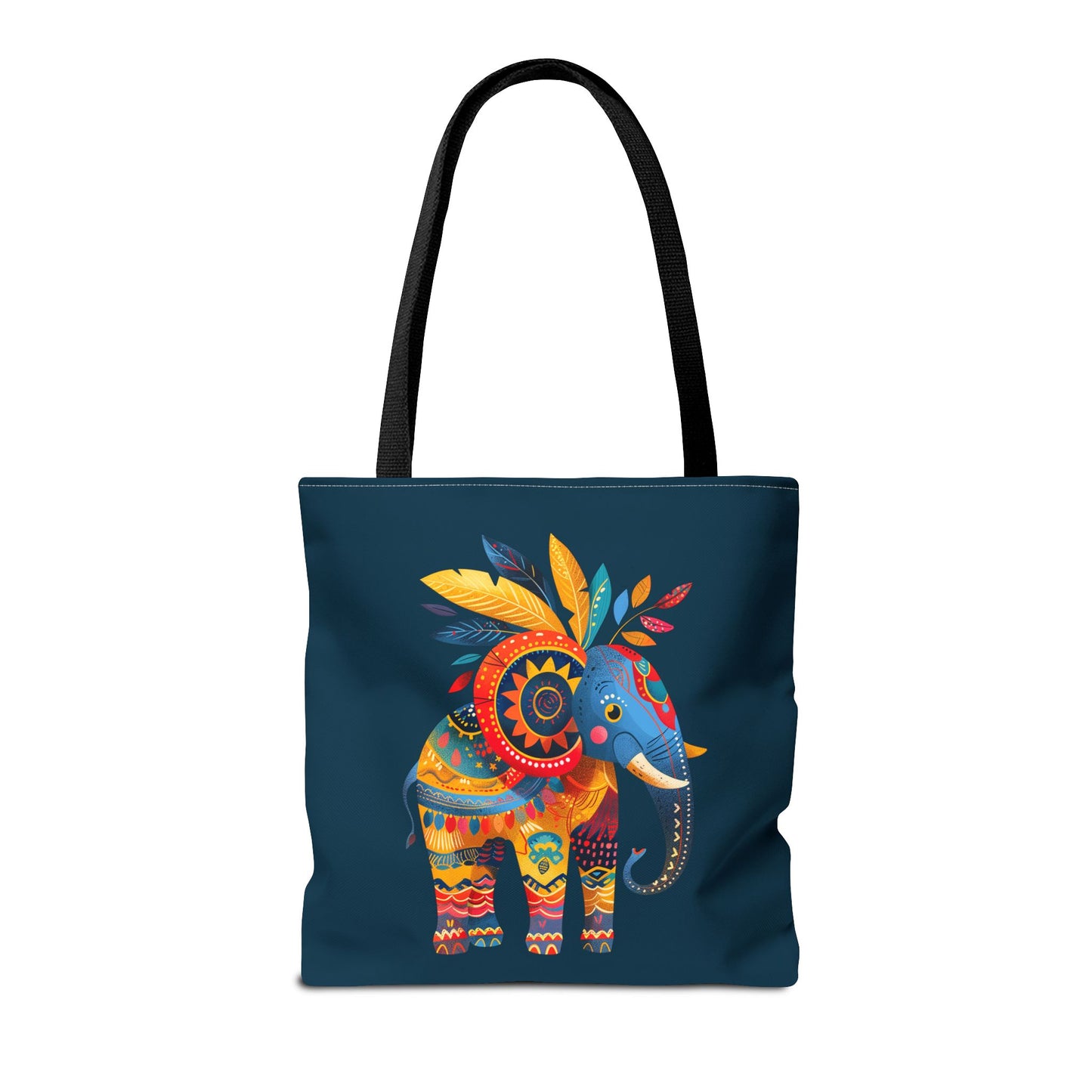 Ethnic Elephant Tote Bag - Carry the Spirit of the African Savanna with the Ethnic Elephant Tote! Available in 3 sizes.