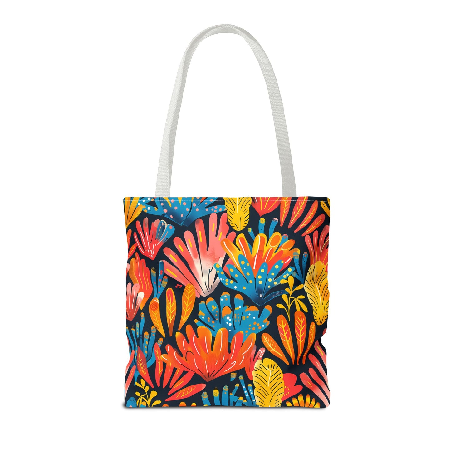 Coral Plume Tote Bag - Carry a Splash of Whimsy with Coral Plume! Available in 3 sizes.