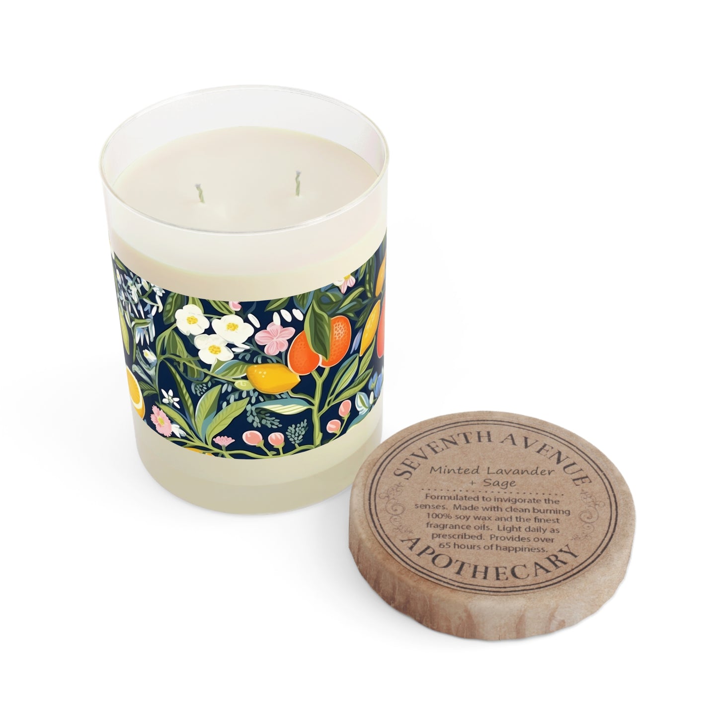Magical Fruitiness 100% Soy Wax Scented Candle - 11 oz. Full-Glass, Phthalate-Free & Lead-Free - Three Fragrance Options