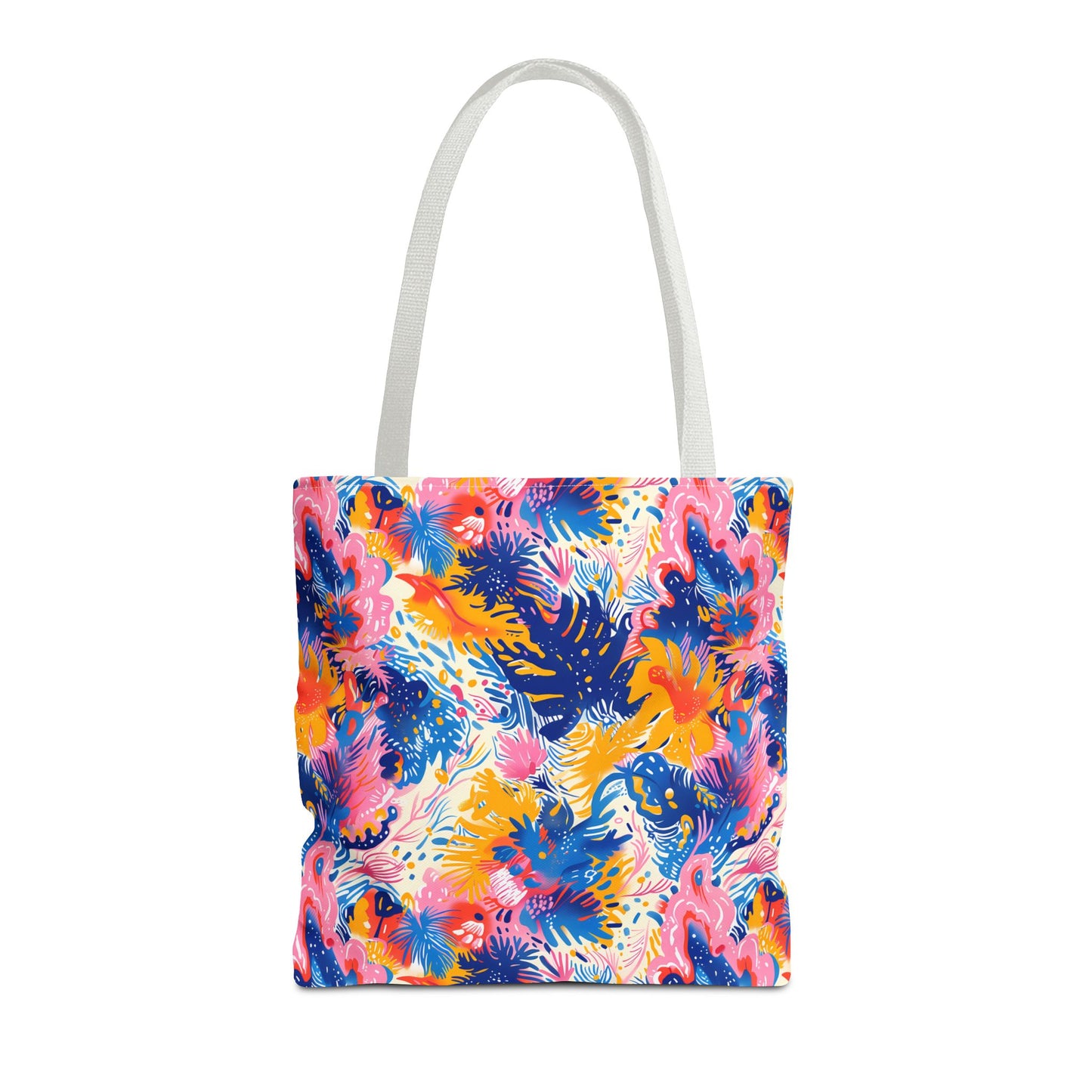 Splatter Blossom Tote Bag - Make a Splash with Every Step! Available in 3 sizes.
