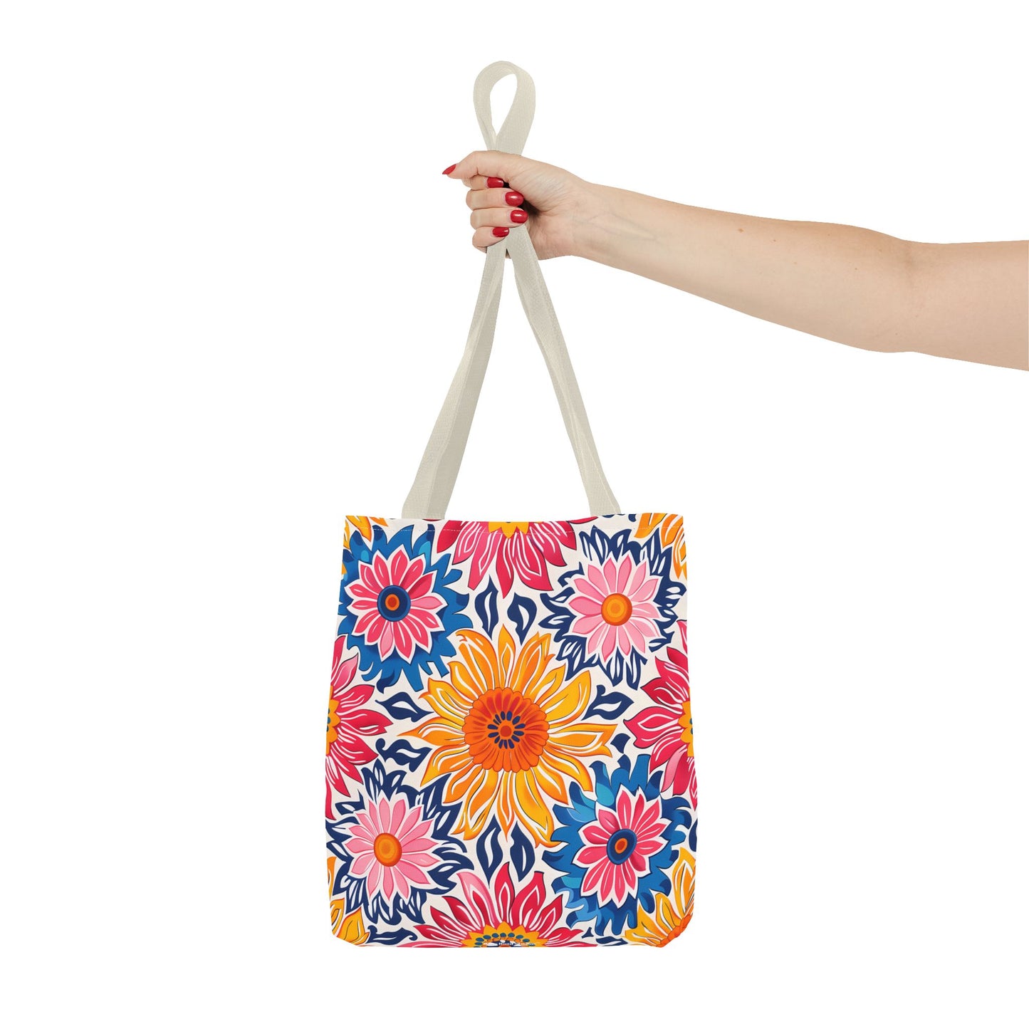 Sunsplash Petals Tote Bag - Radiate Sunshine and Style Wherever You Go! Available in 3 sizes.