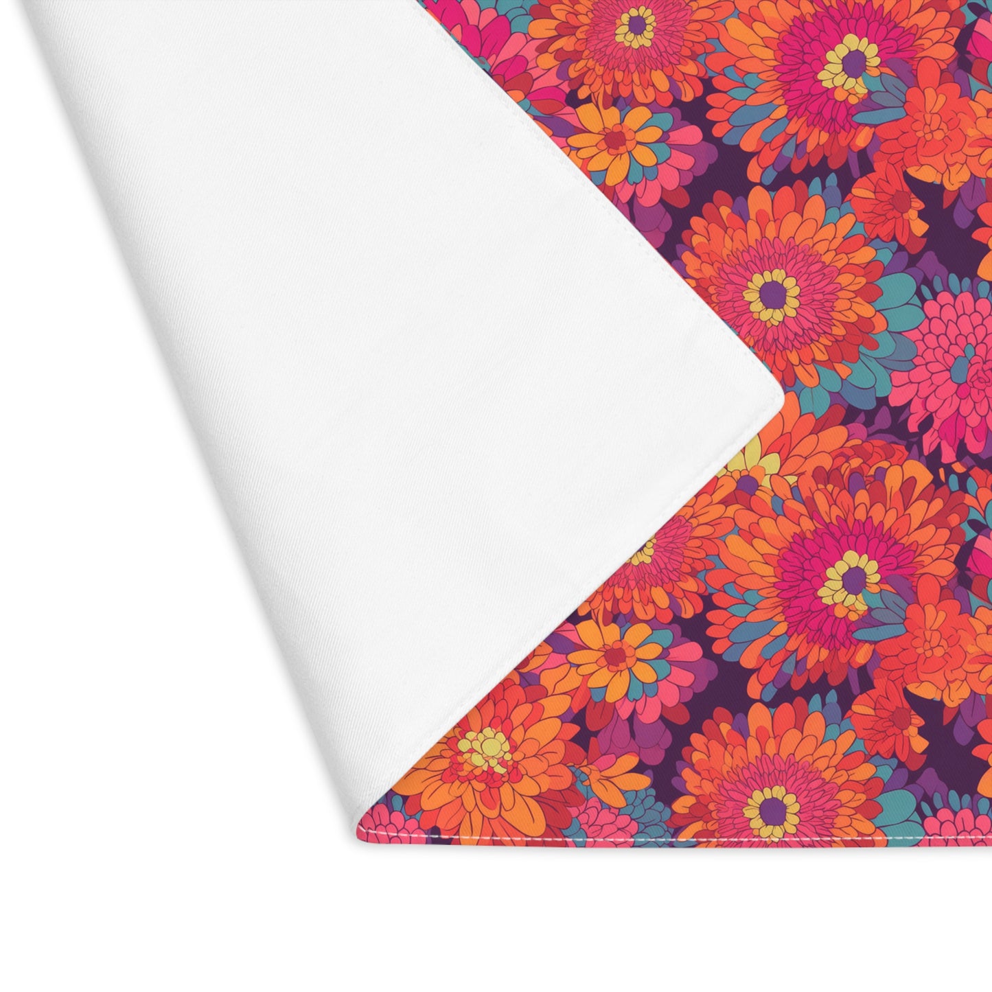 On Fire Flower Power Placemat - 18" x 14".