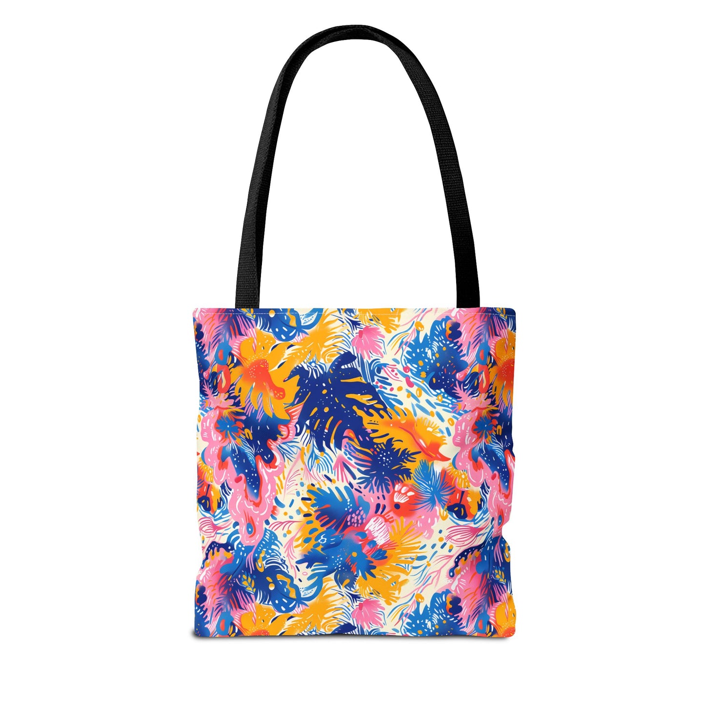 Splatter Blossom Tote Bag - Make a Splash with Every Step! Available in 3 sizes.