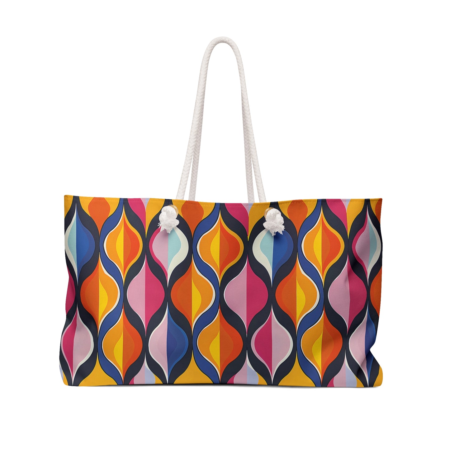 Lattice Dreams Weekender Bag - Dream in Style - Where Playful patterns Meet Chic Elegance!