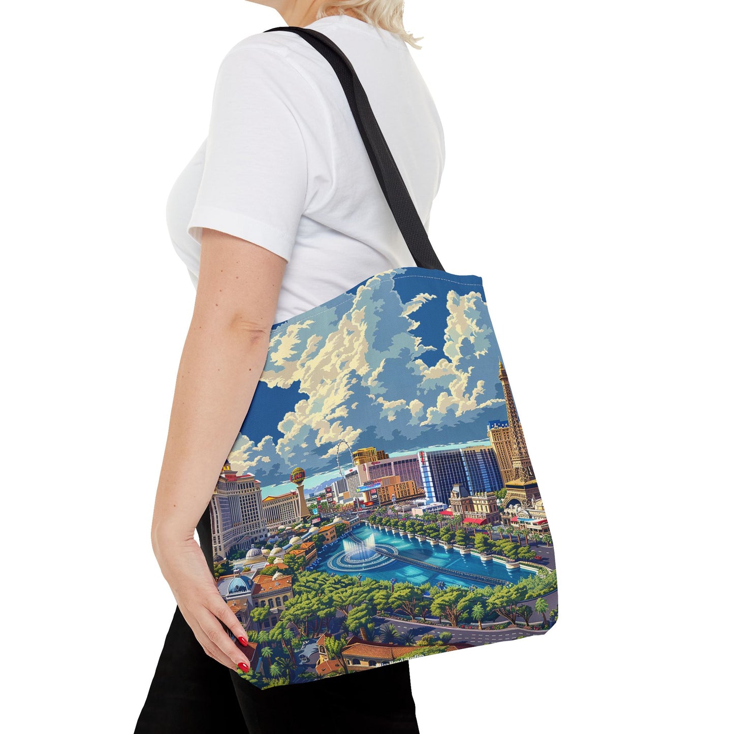 Viva Daytime Las Vegas Tote Bag - Bring the Vegas Vibe to Wherever You Roam! Available in 3 sizes.