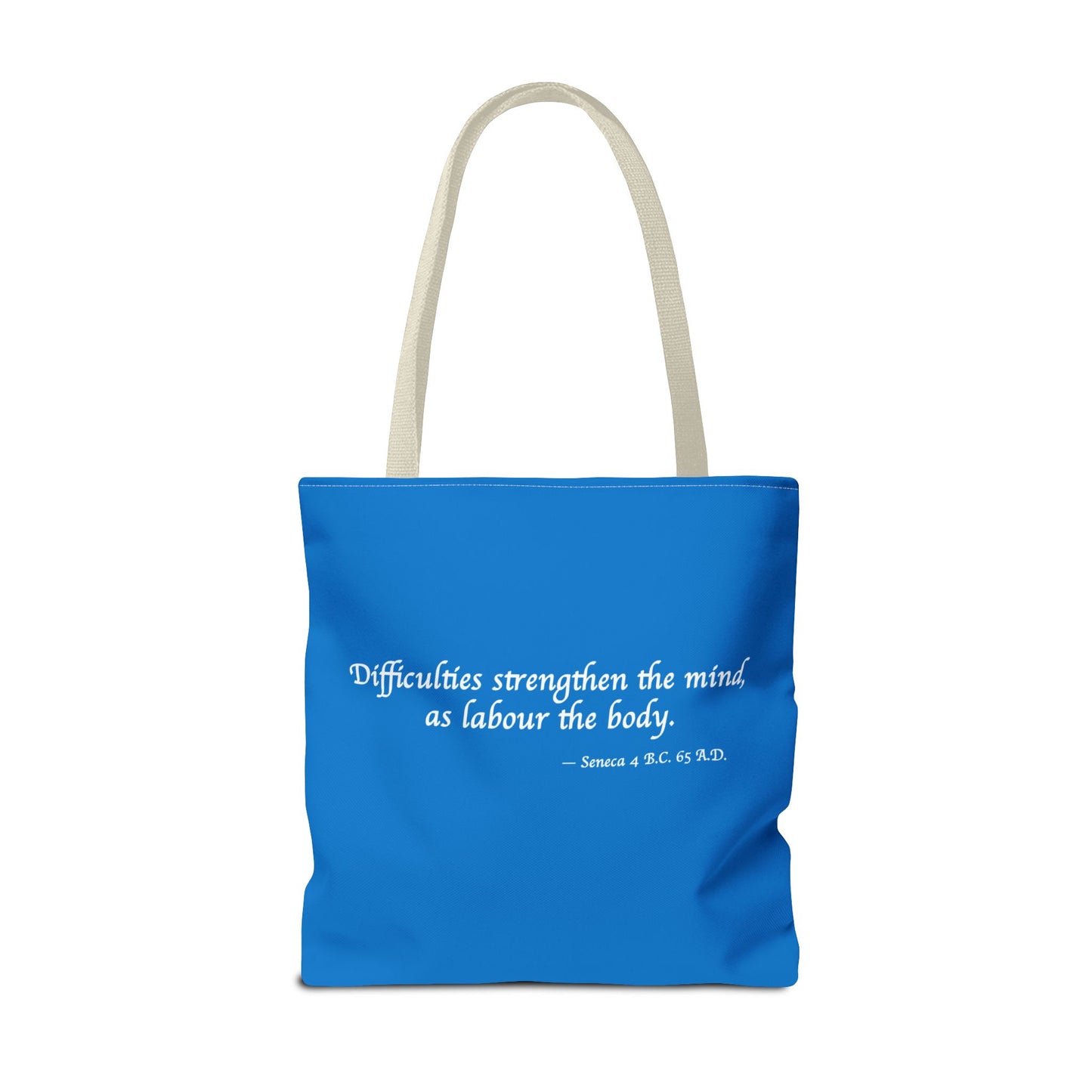 Strength Through Challenges Tote Bag - Carry Wisdom - Embrace Strength! Available in 3 sizes.