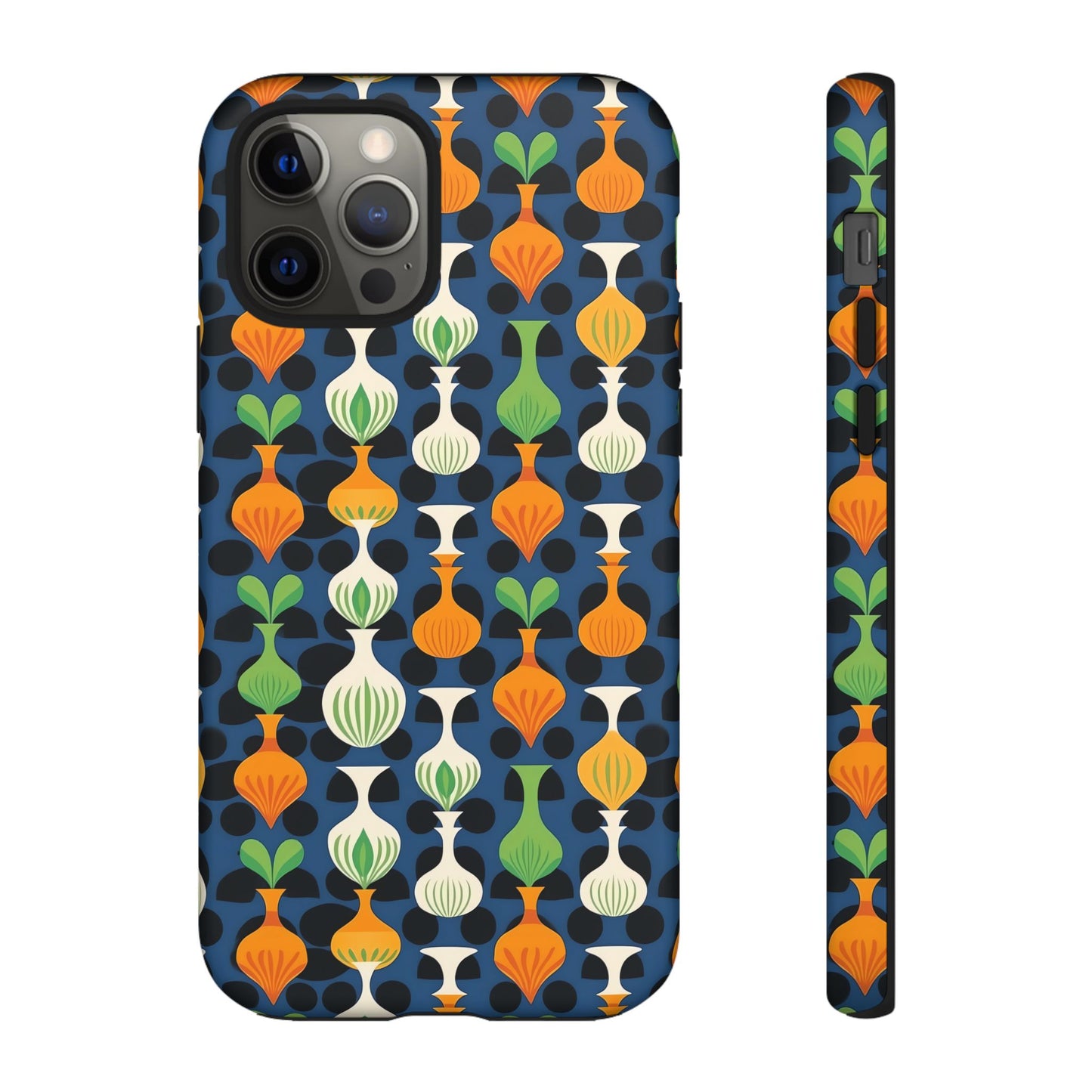 Mod Floating Vases Tough Phone Case for Apple iPhone, Samsung Galaxy, and Google Pixel.