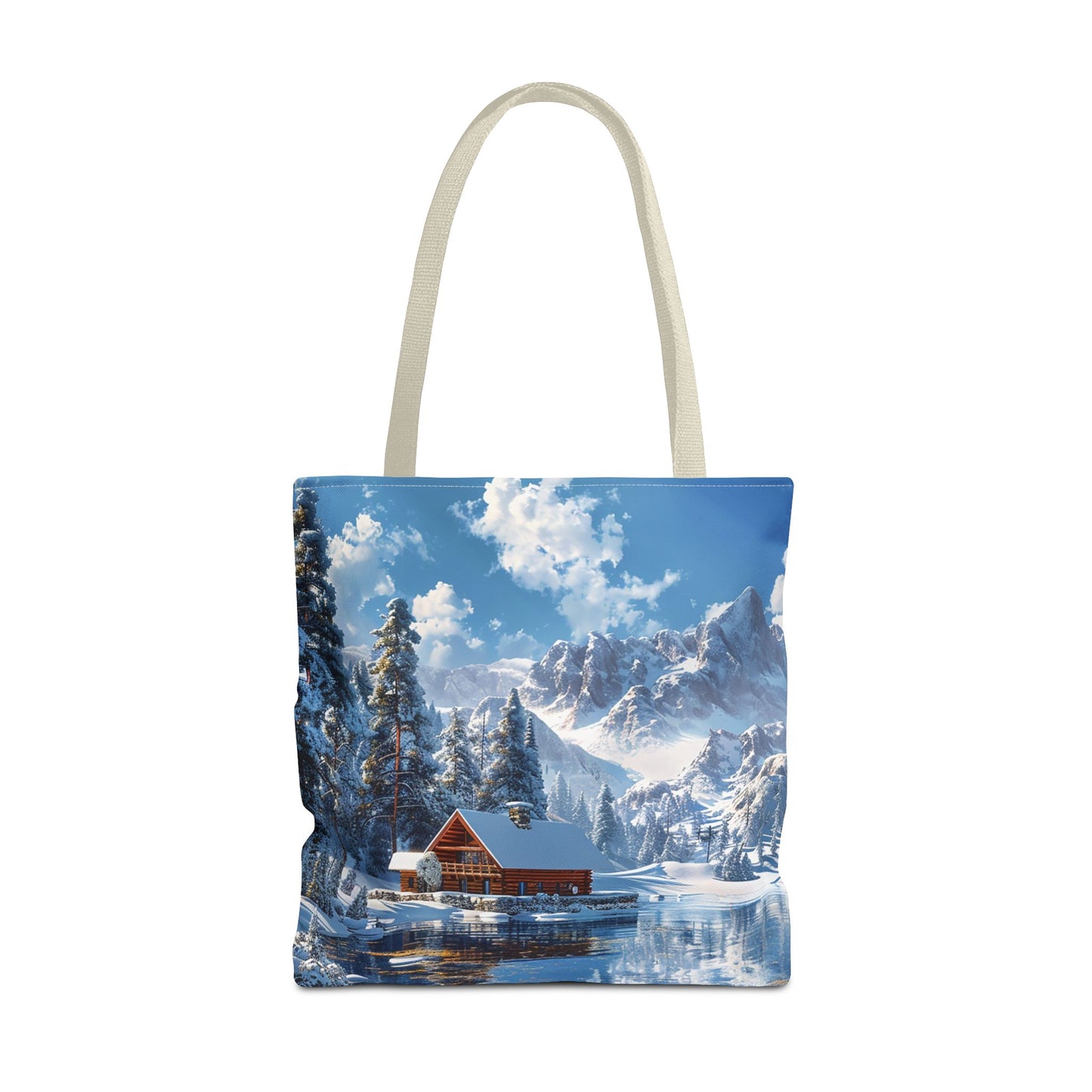 Winter Wonderland Retreat Tote Bag - Embrace Winter's Serenity with this Tote! - Available in 3 sizes.