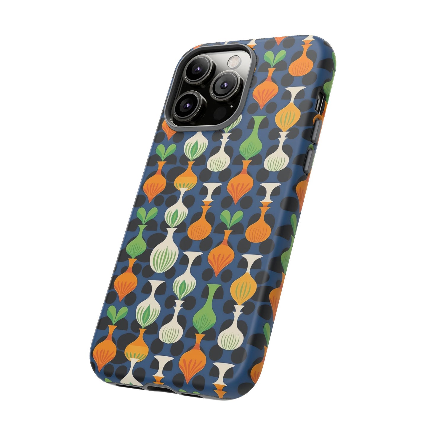 Mod Floating Vases Tough Phone Case for Apple iPhone, Samsung Galaxy, and Google Pixel.