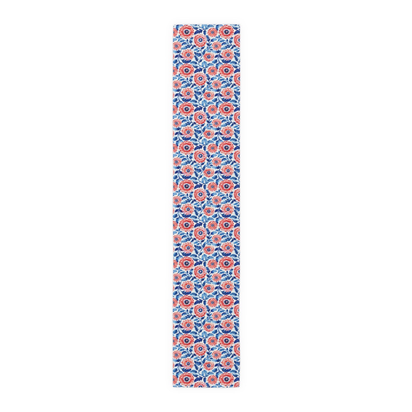 Whimsical Batik Blossoms Table Runner - Bring the Magic of Batik Blossoms to Your Table! Available in 2 sizes.