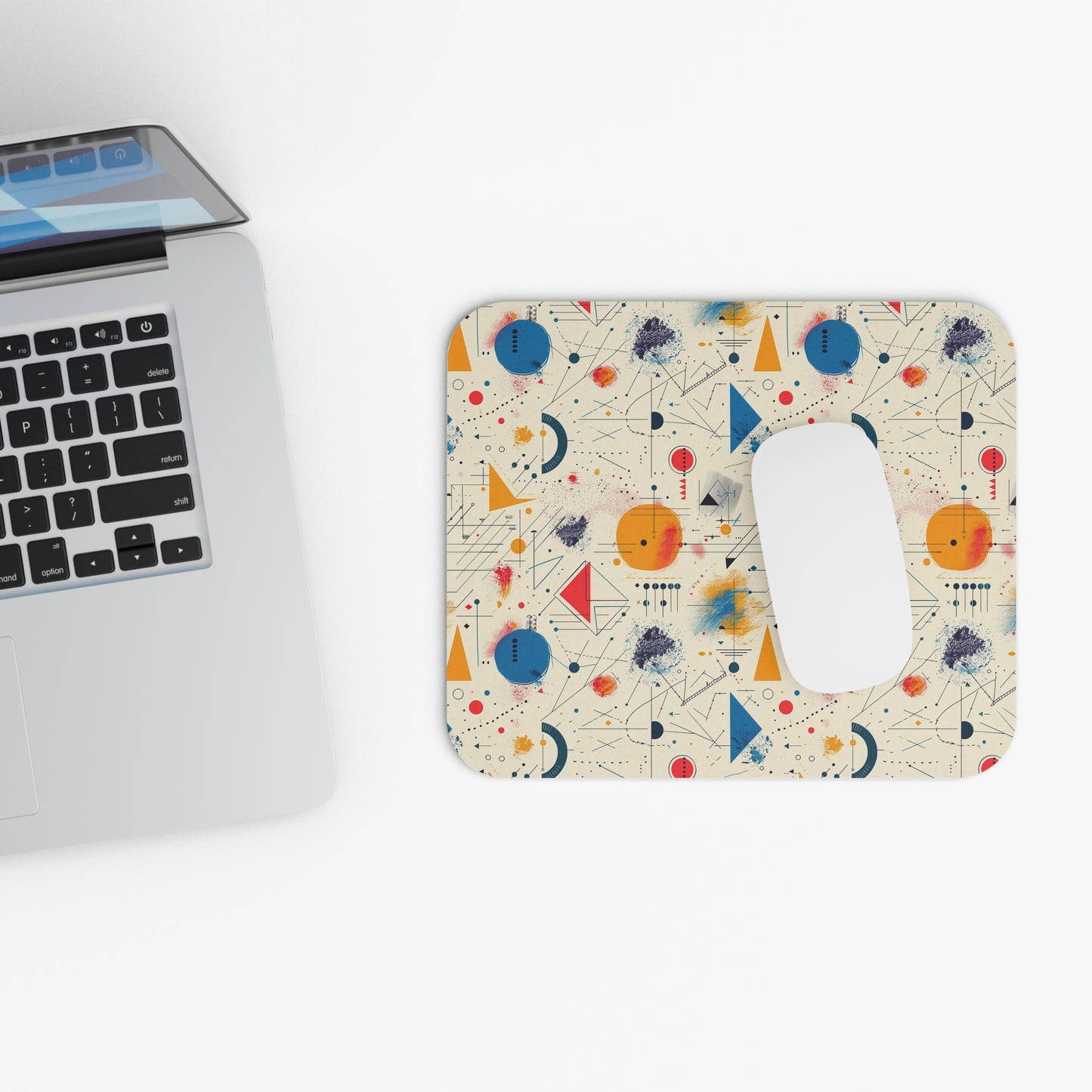 Geometric Harmony Mouse Pad - Navigate with Precision - Where Style Meets Functionality!