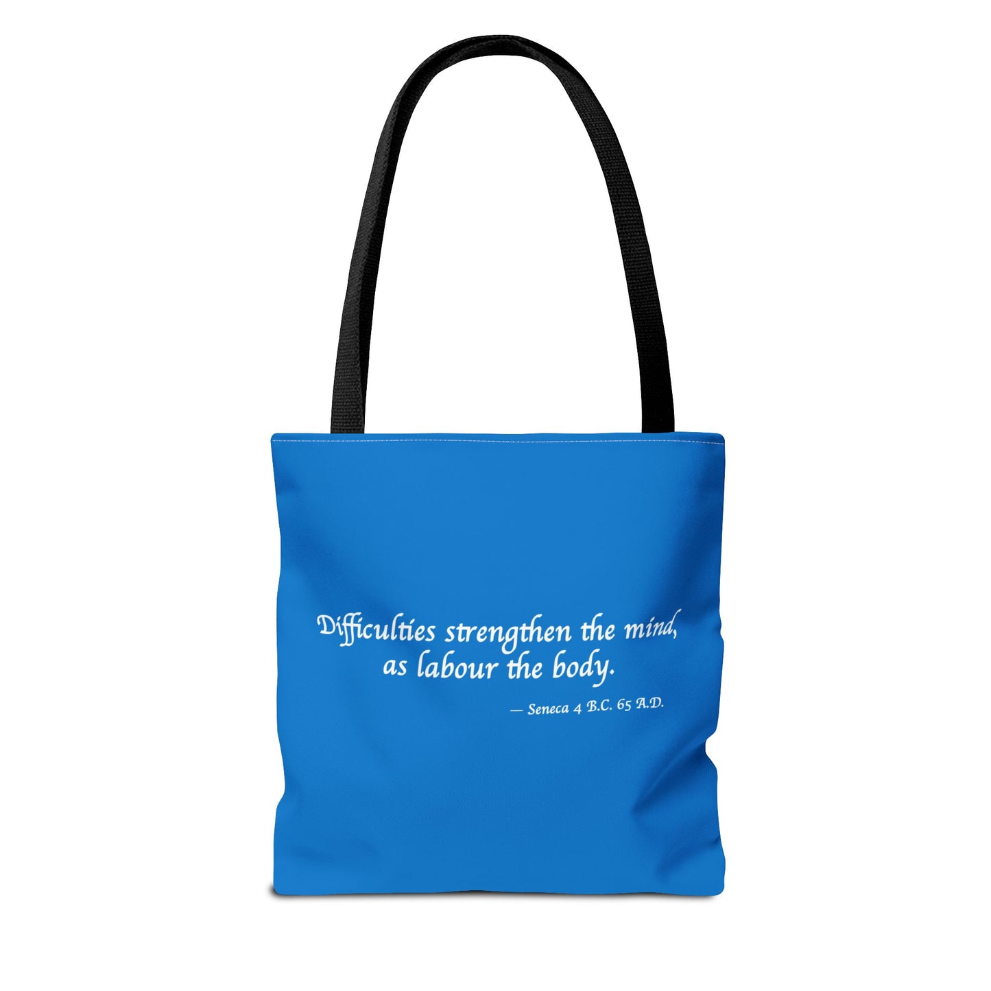 Strength Through Challenges Tote Bag - Carry Wisdom - Embrace Strength! Available in 3 sizes.