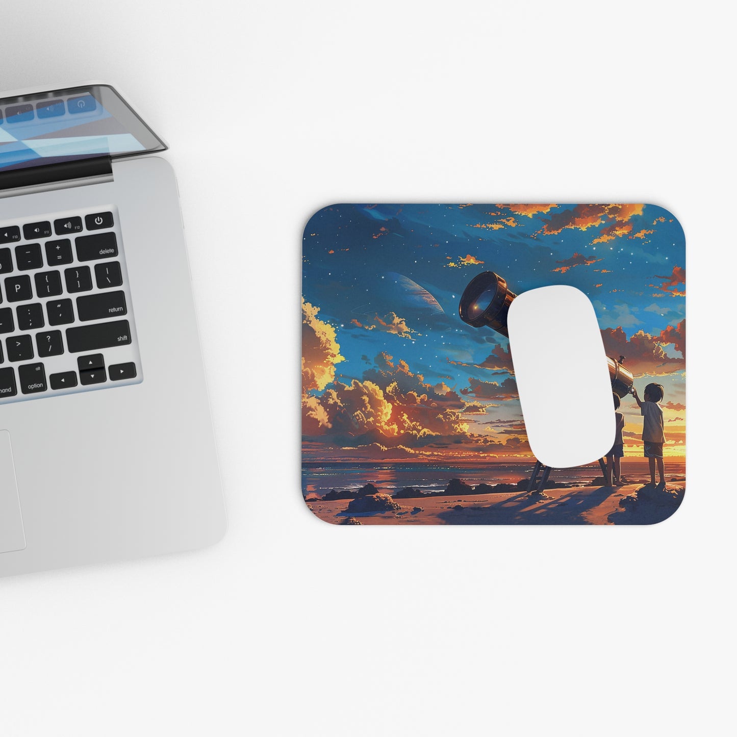 Cosmic Curiosity Mouse Pad - Let your Curiosity Bring you the Universe!