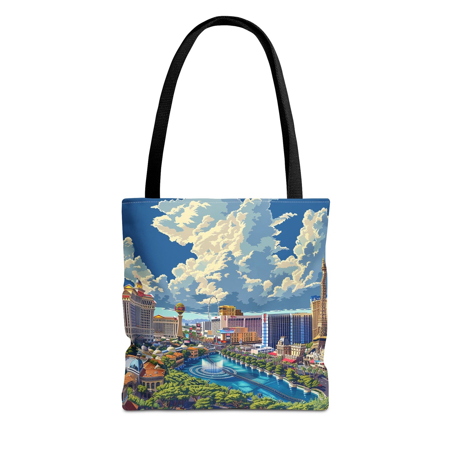 Viva Daytime Las Vegas Tote Bag - Bring the Vegas Vibe to Wherever You Roam! Available in 3 sizes.