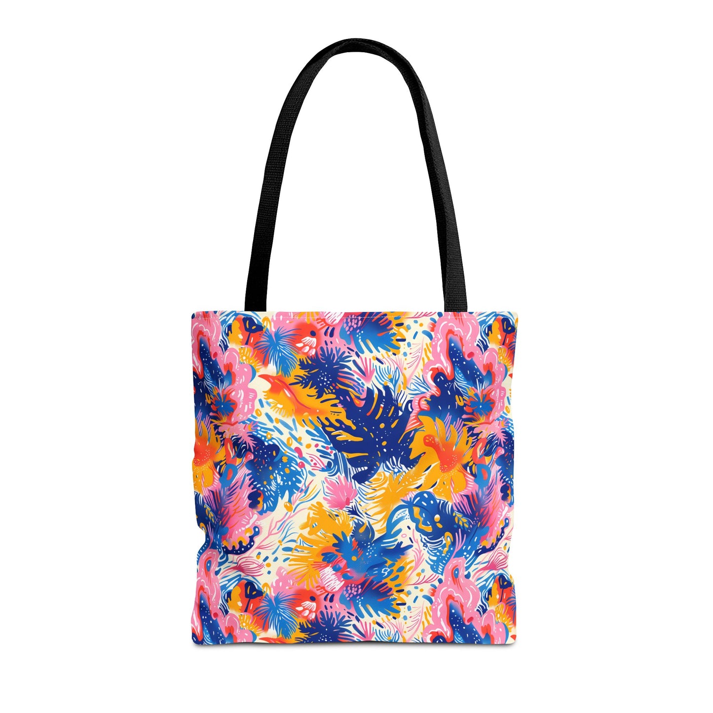 Splatter Blossom Tote Bag - Make a Splash with Every Step! Available in 3 sizes.
