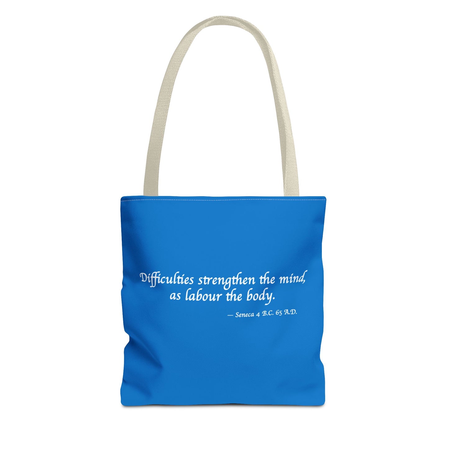 Strength Through Challenges Tote Bag - Carry Wisdom - Embrace Strength! Available in 3 sizes.