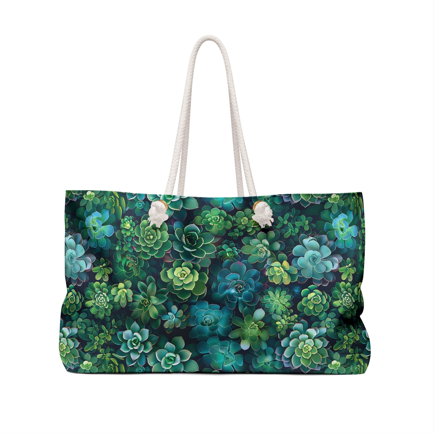 Succulent Forest Weekender Bag - Pack Your Adventures with Nature's Charm!