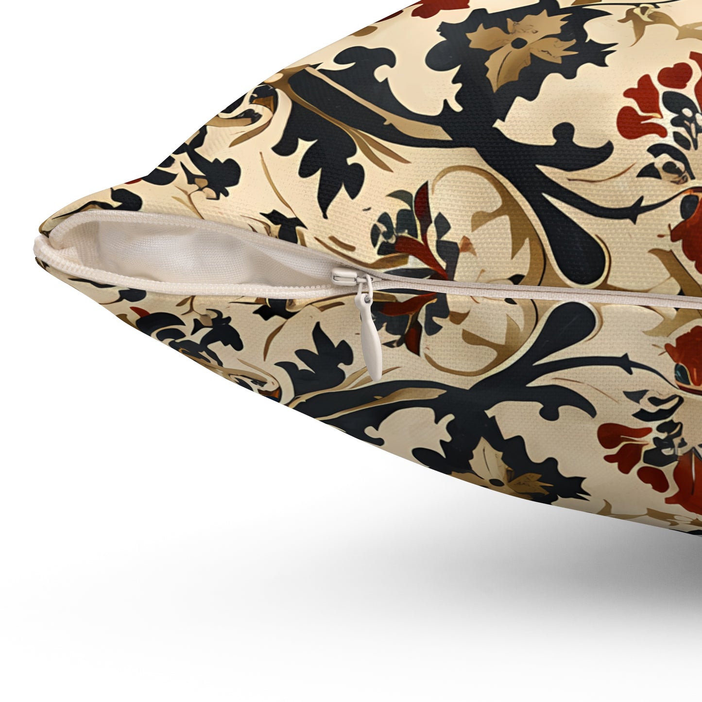 Moroccan Charm Square Throw Pillow - Spun Polyester - Double-Sided Print - Concealed Zipper - Available in 4 sizes.