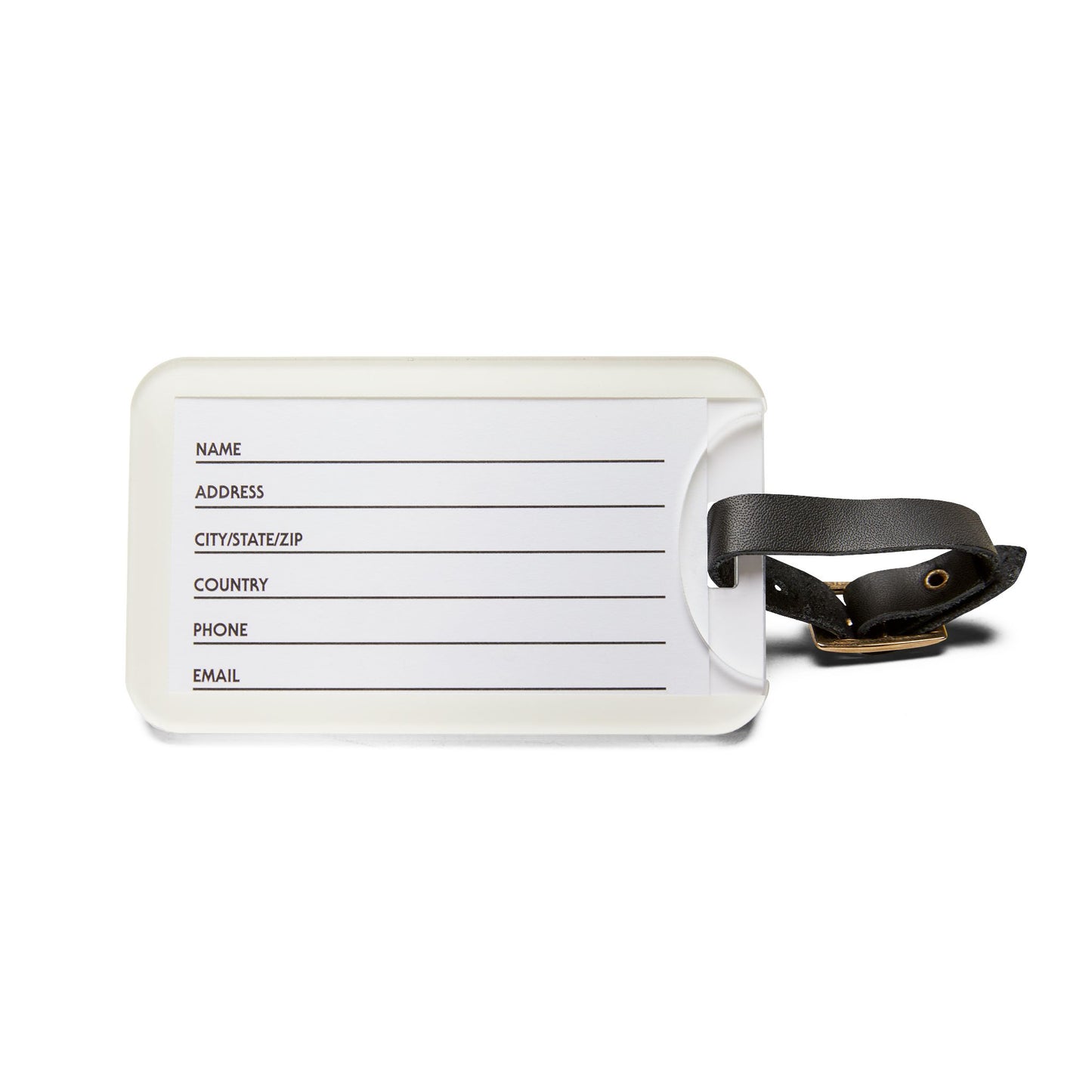 Not Your Bag! and Other Travel Phrases Red Acrylic Luggage Tag - Travel with a Wink and a Smile—The Not Your Bag! Red Acrylic Luggage Tag!
