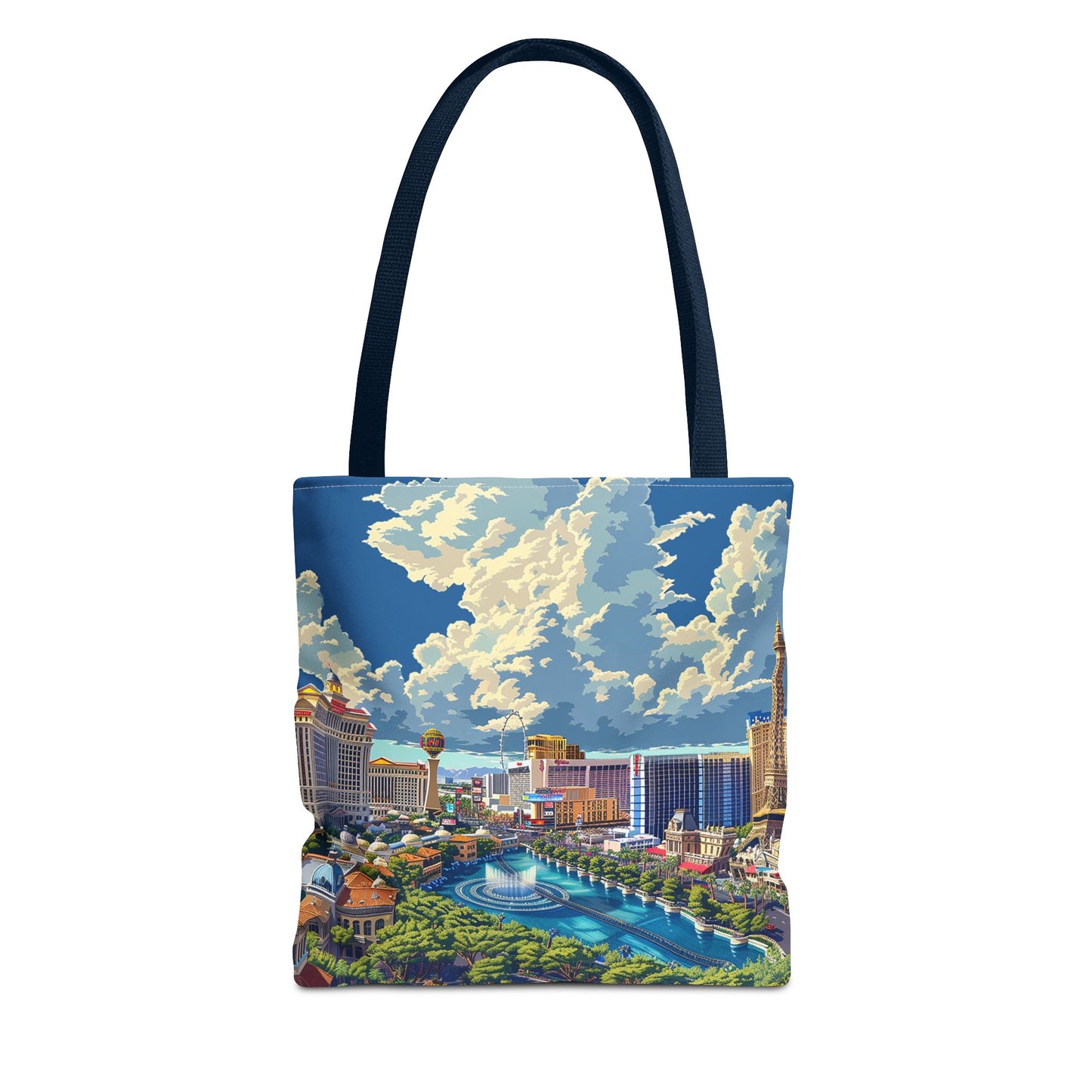 Viva Daytime Las Vegas Tote Bag - Bring the Vegas Vibe to Wherever You Roam! Available in 3 sizes.